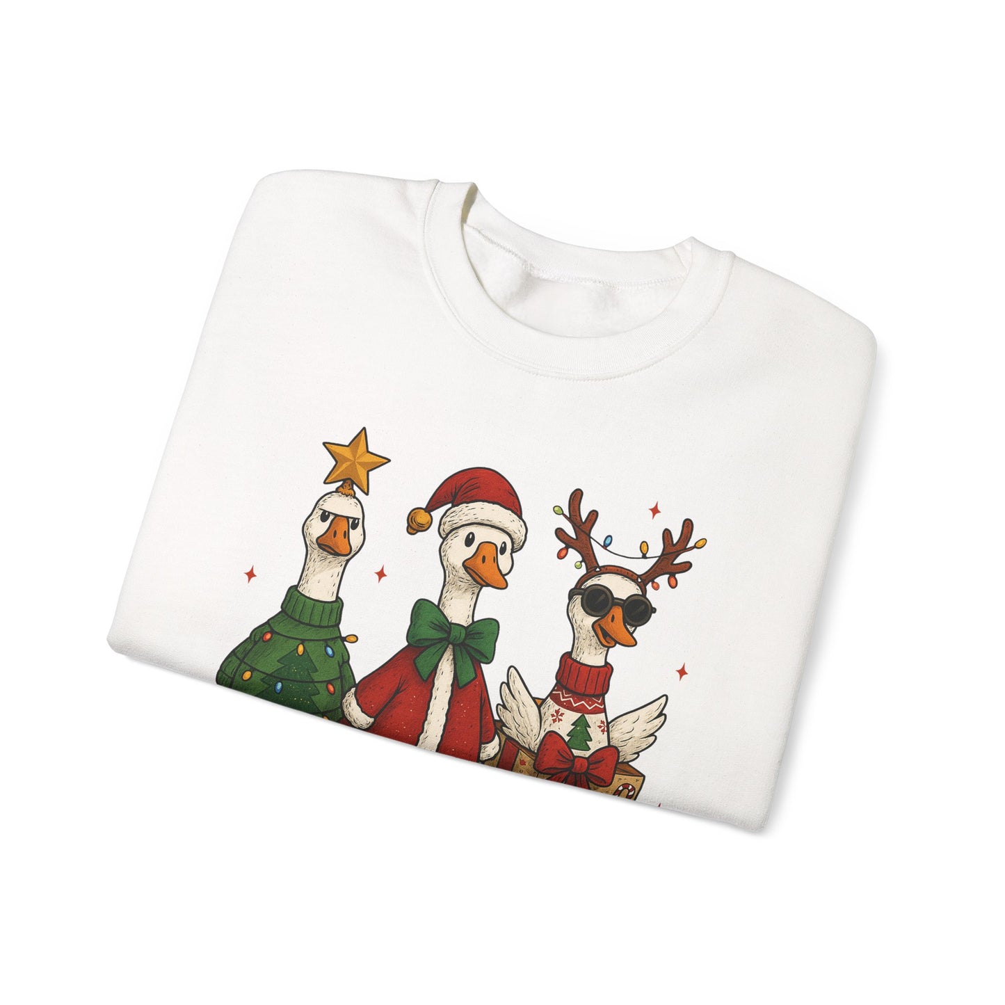 Christmas Goose Sweatshirt, Funny Holiday Sweatshirt