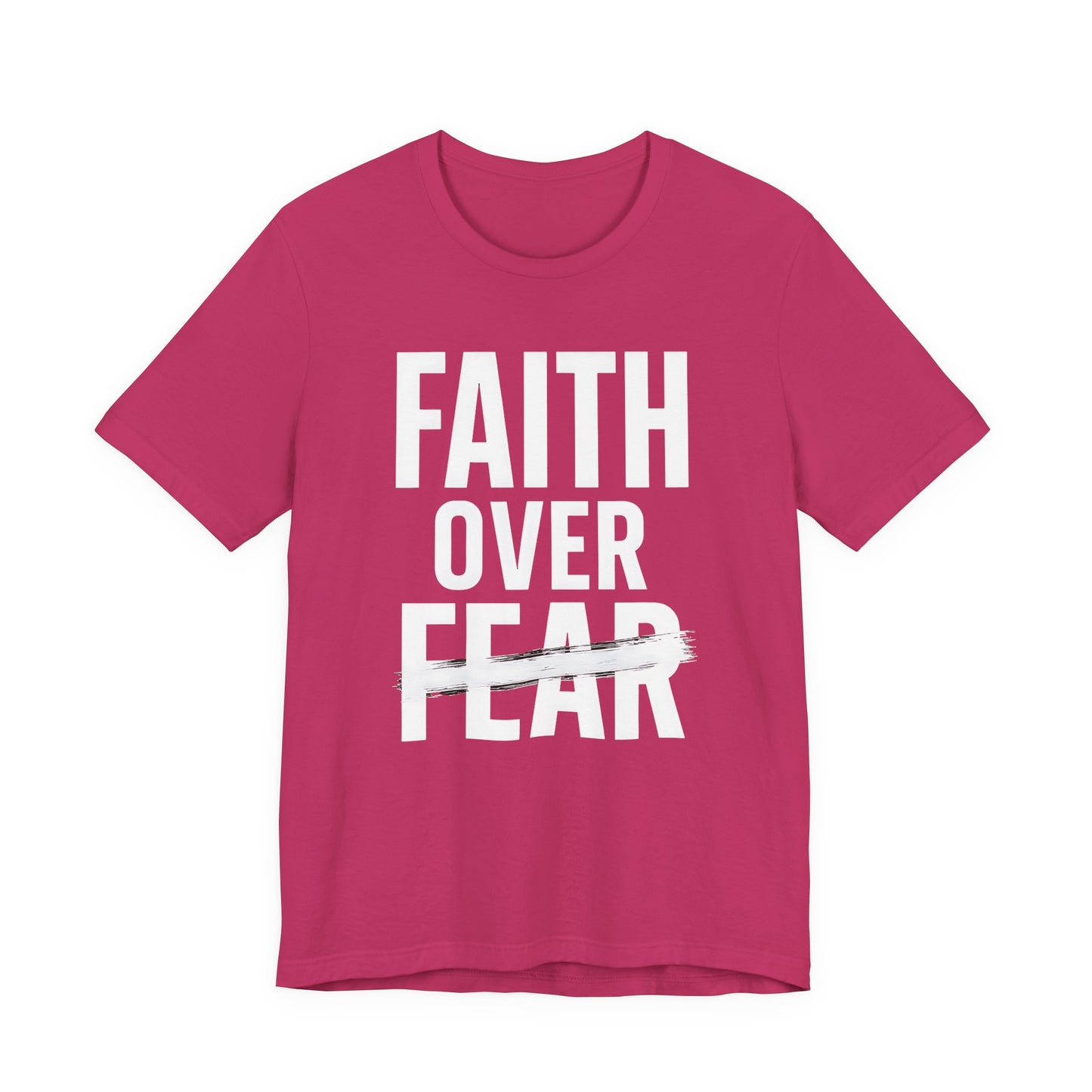 Faith Over Fear Inspirational Tee