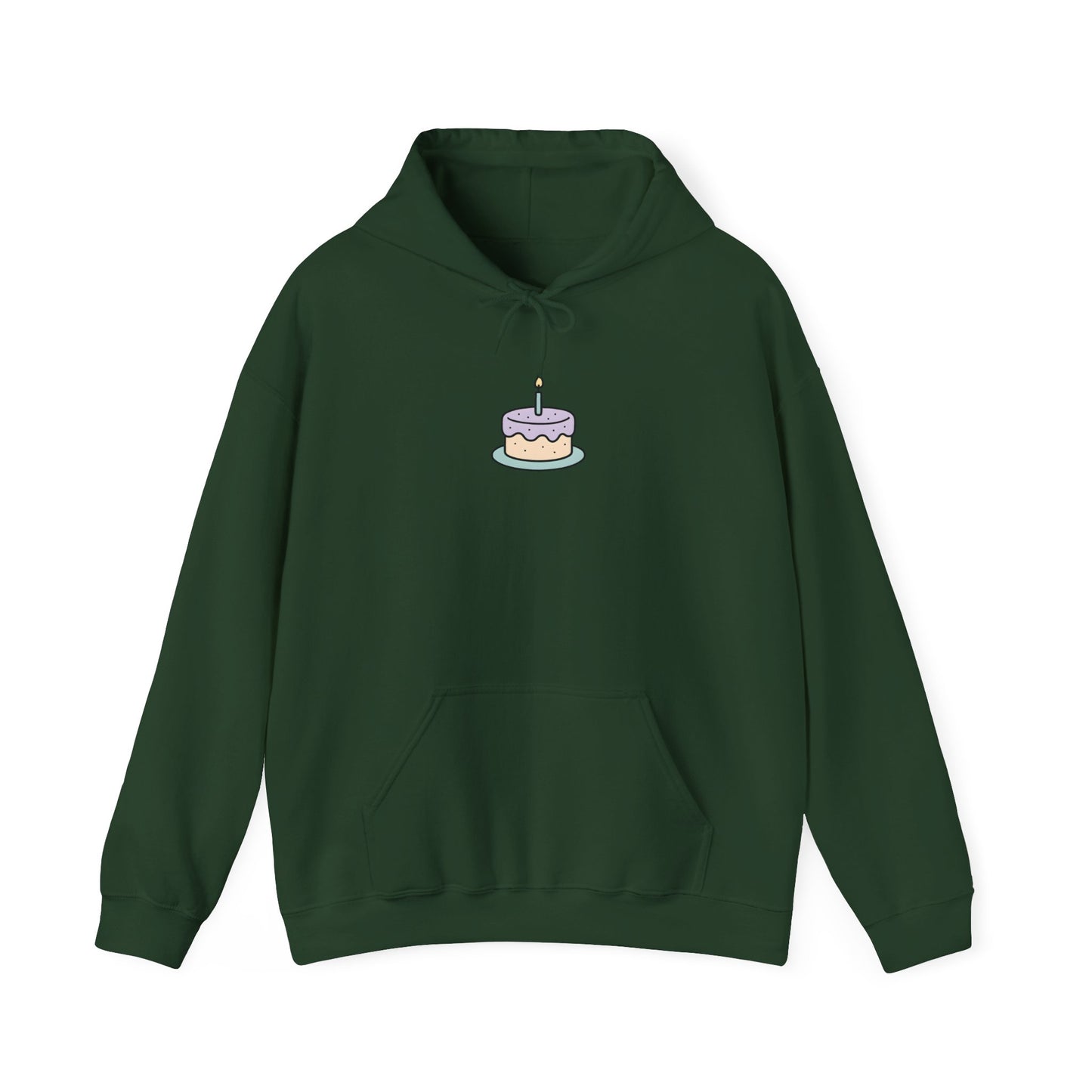 Birthday Cake Hoodie, Cute Gift for Cake Lovers
