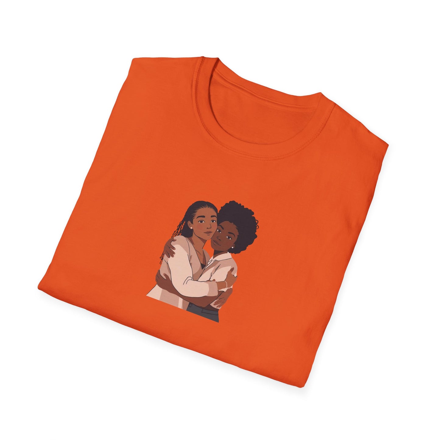 Embrace Love Friendship Tees, Black Sisterhood T-shirt