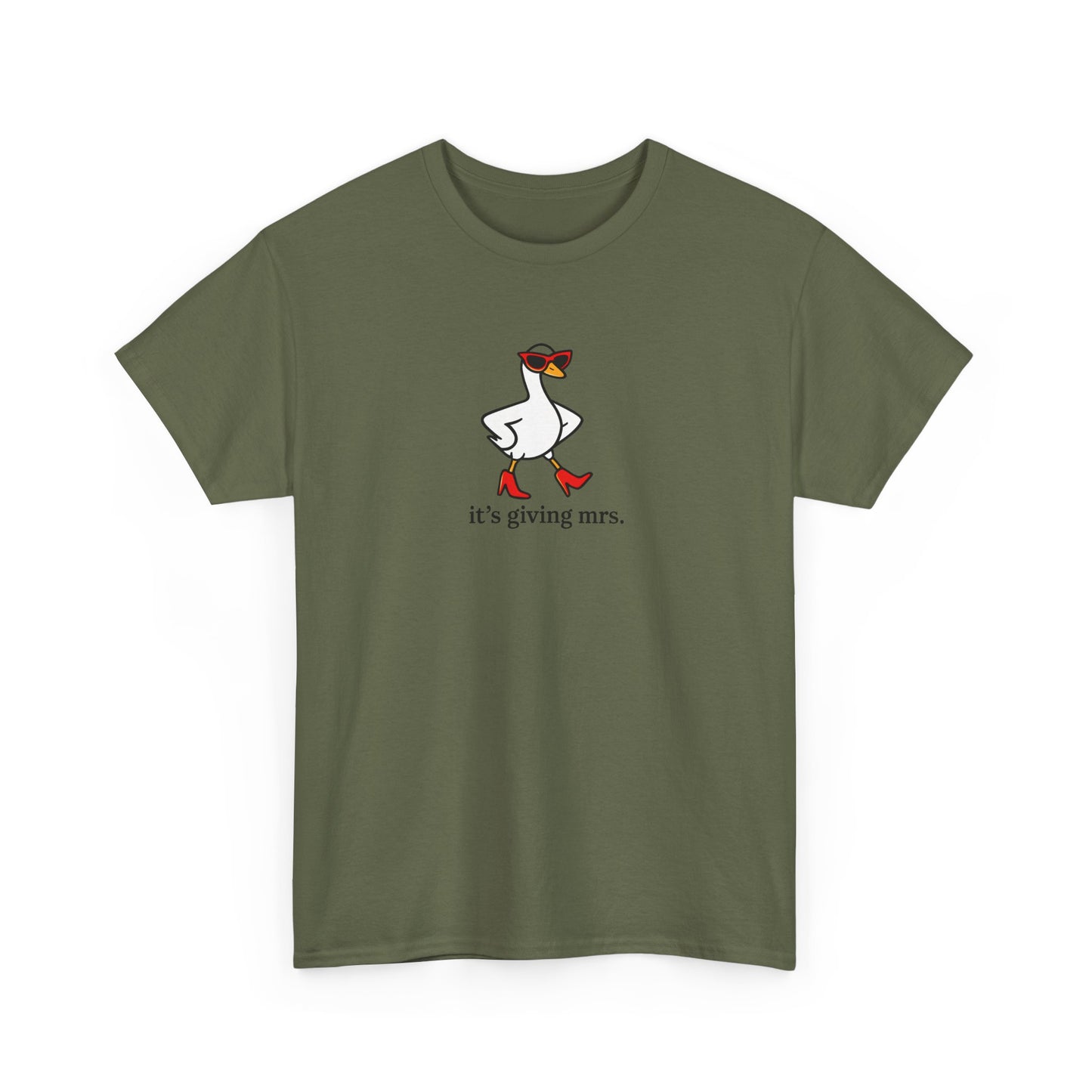 "It's Giving Mrs." Cotton T-Shirt