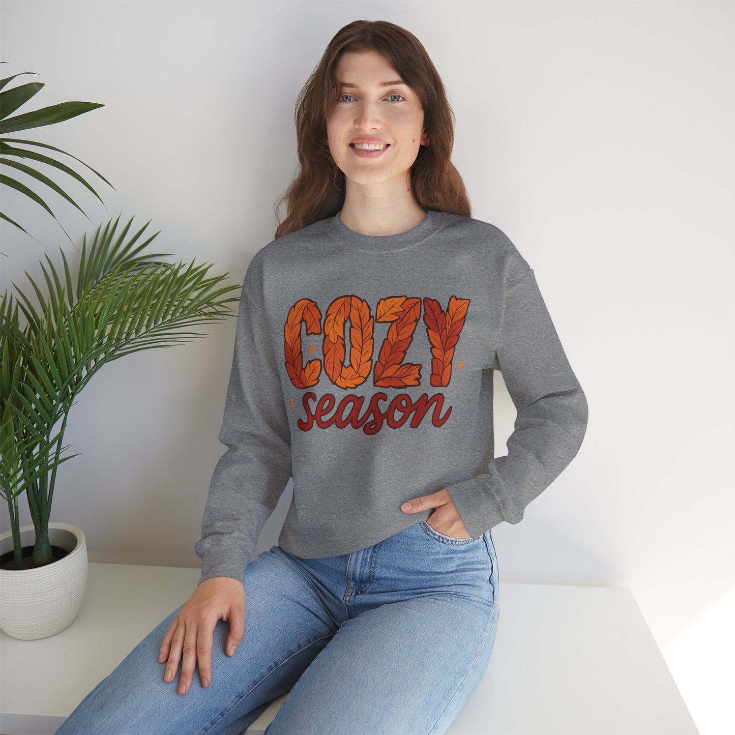 Cozy Fall Season Sweatshirt - Autumn Crewneck