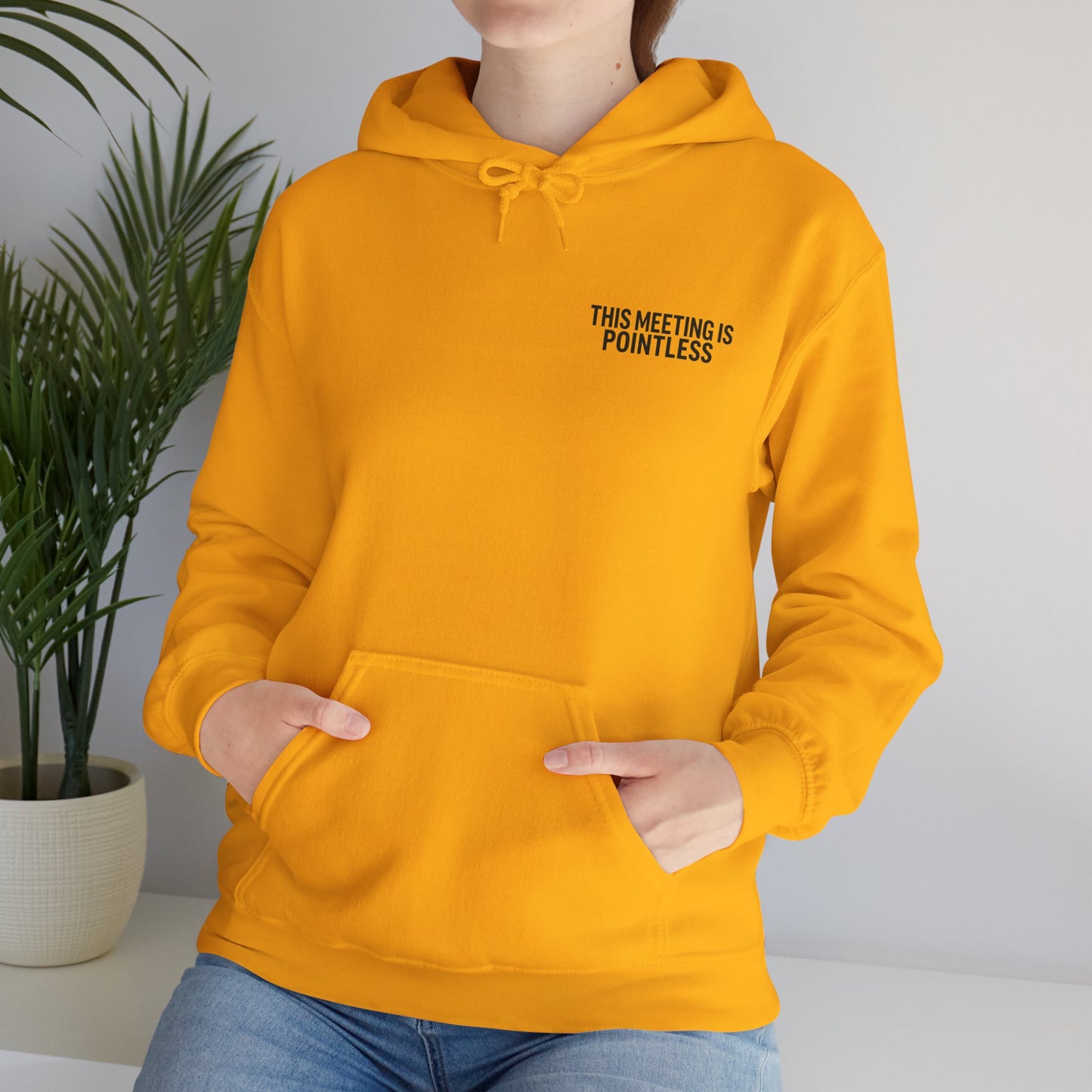 This Meeting is Pointless Hoodie, Office Jokes Hoodie
