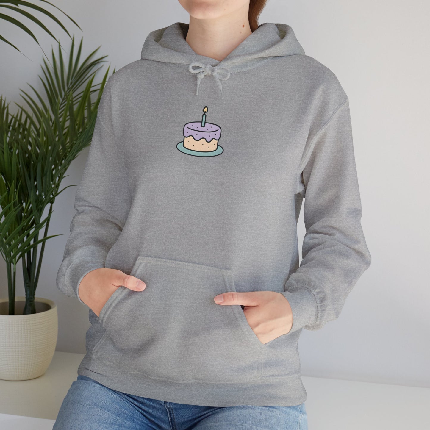 Birthday Cake Hoodie, Cute Gift for Cake Lovers