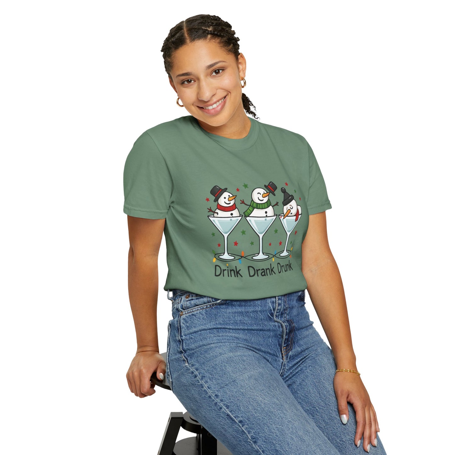 Drink Drank Drunk Holiday T-Shirt