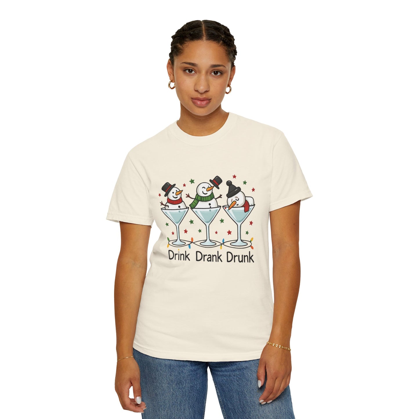 Drink Drank Drunk Holiday T-Shirt