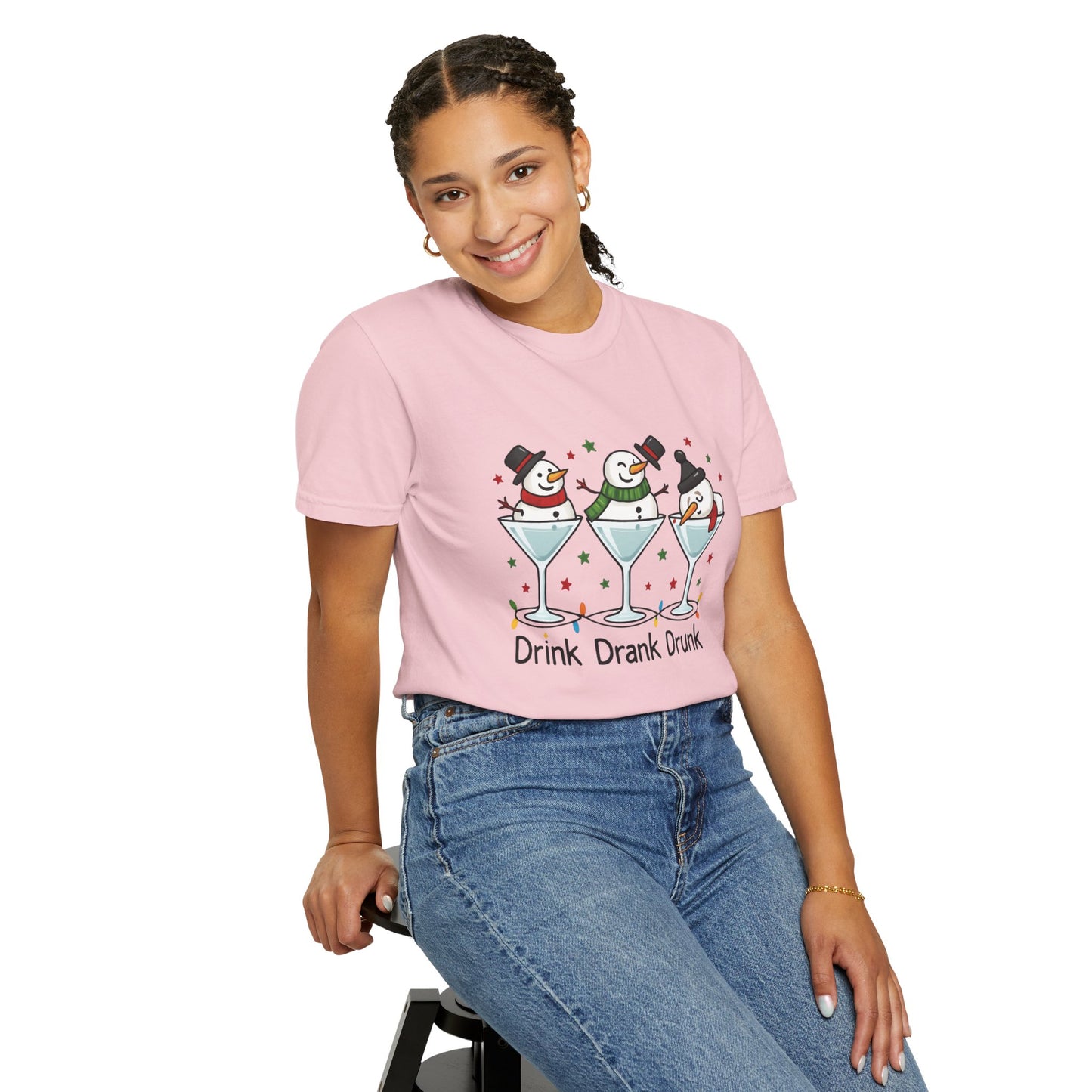 Drink Drank Drunk Holiday T-Shirt