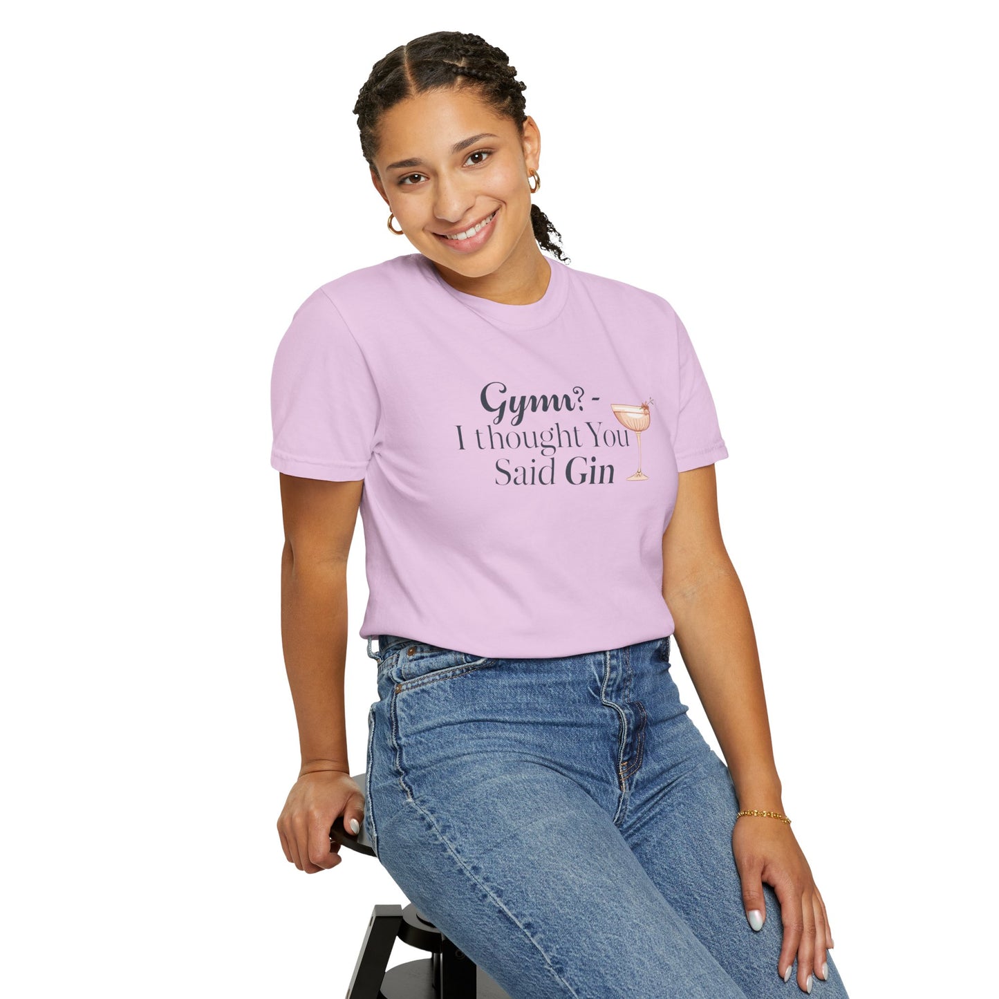 Funny Unisex T-shirt - Gym? I Thought You Said Gin