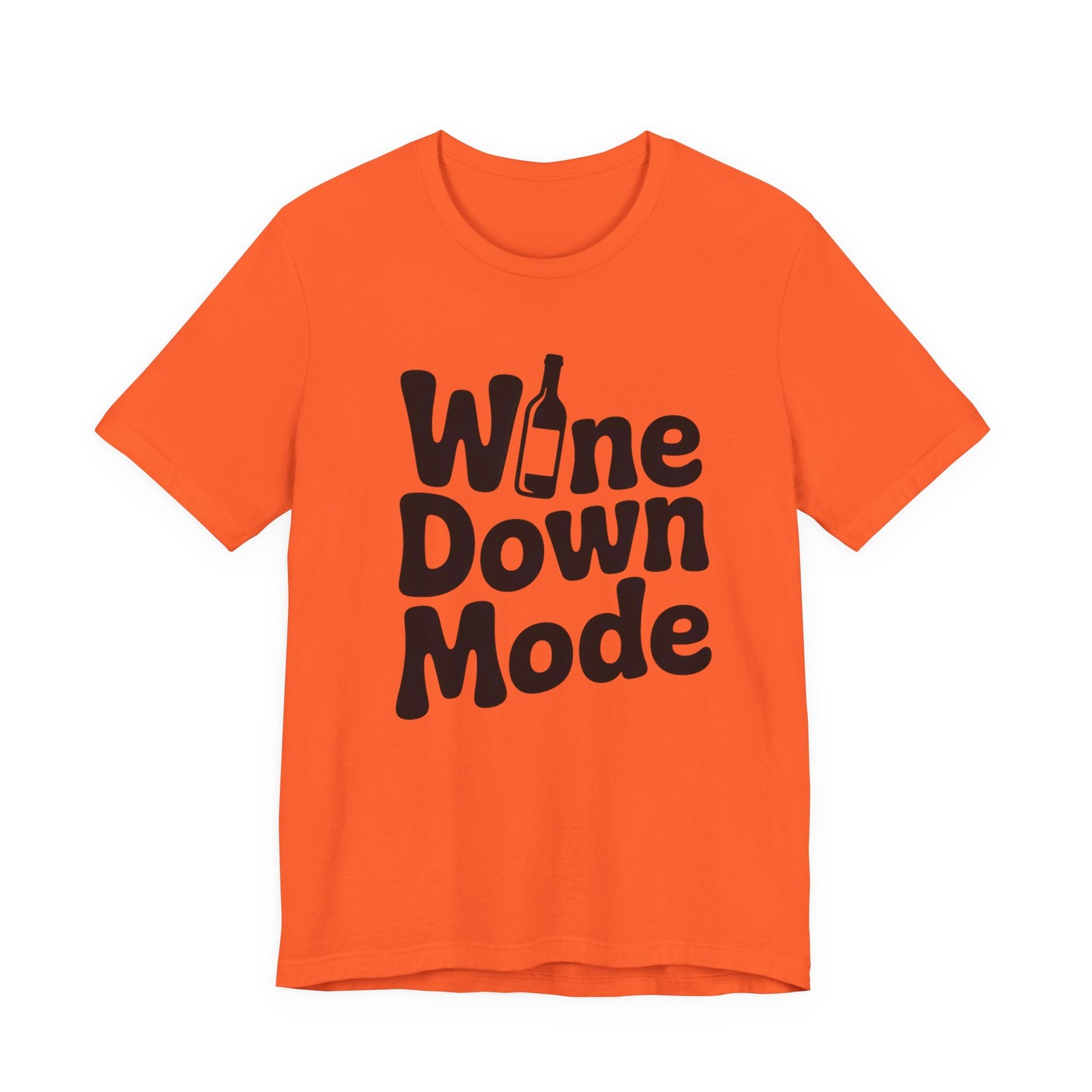Wine Down Mode Unisex Tee for Wine Lovers
