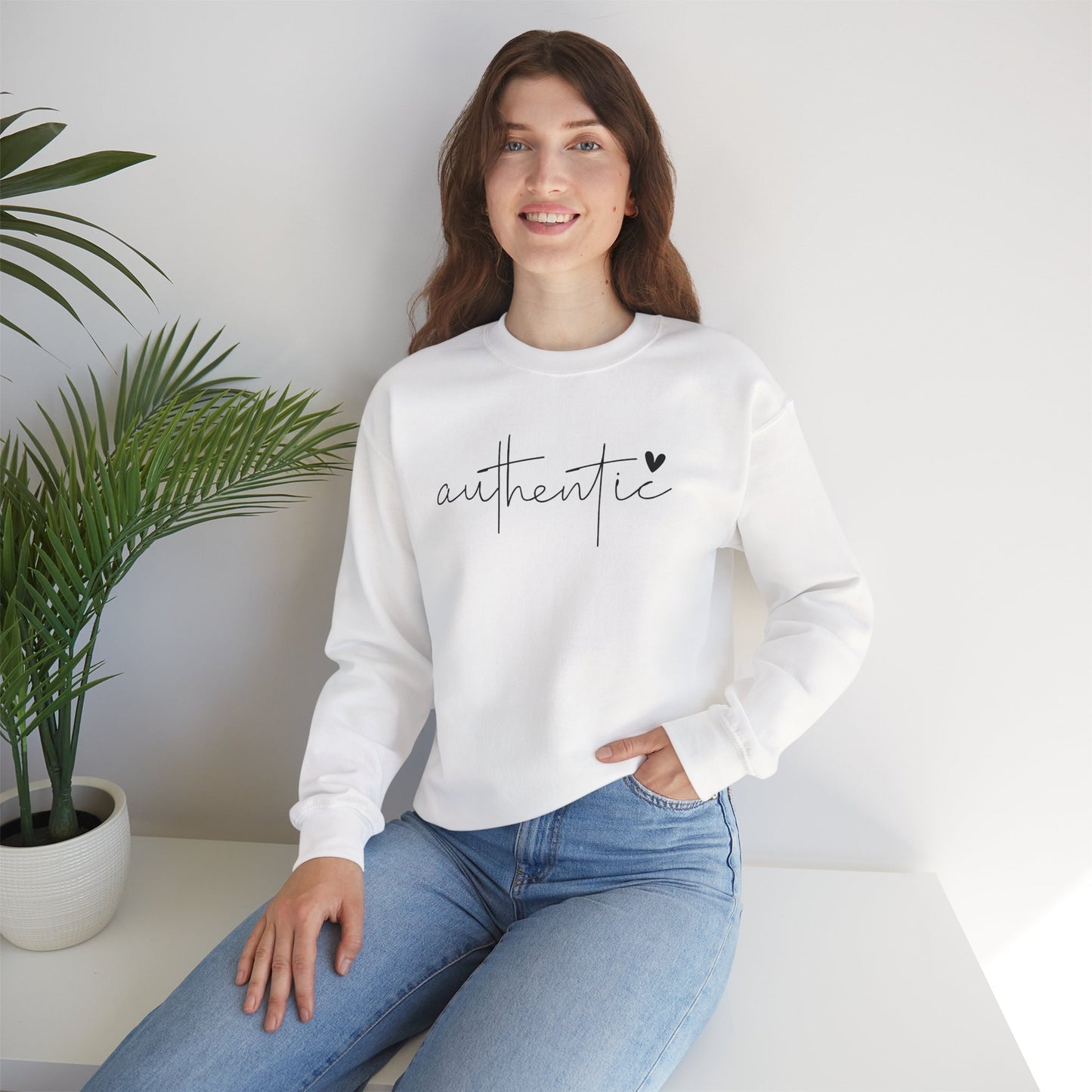Be Authentic Inspirational Sweathshirt