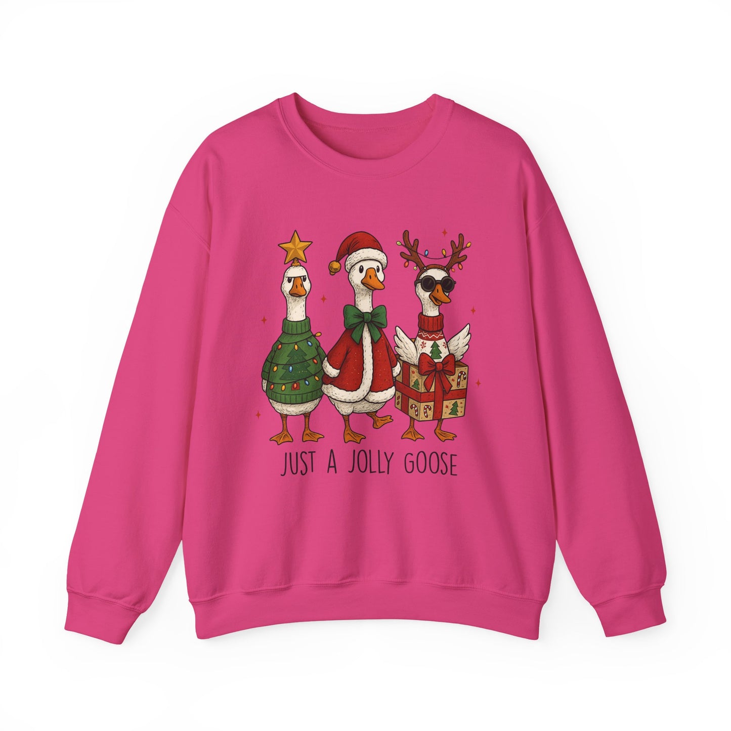 Christmas Goose Sweatshirt, Funny Holiday Sweatshirt