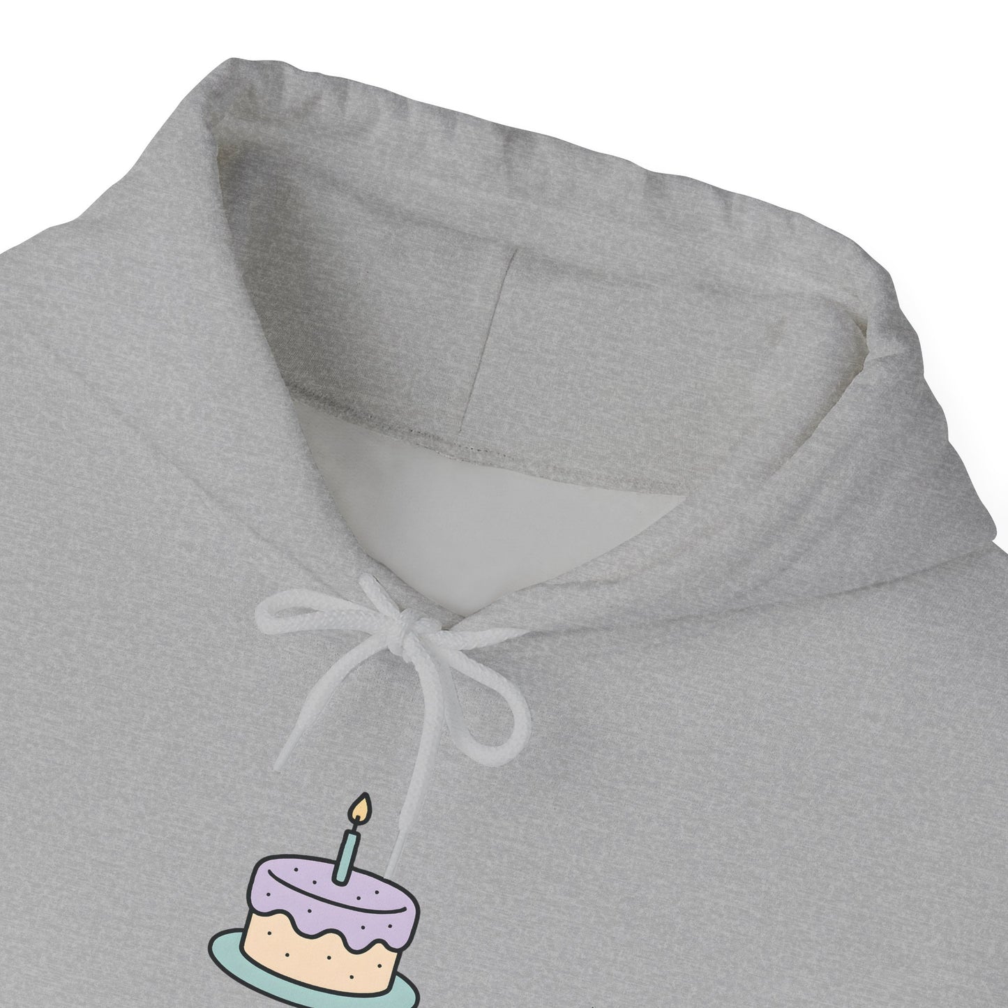 Birthday Cake Hoodie, Cute Gift for Cake Lovers