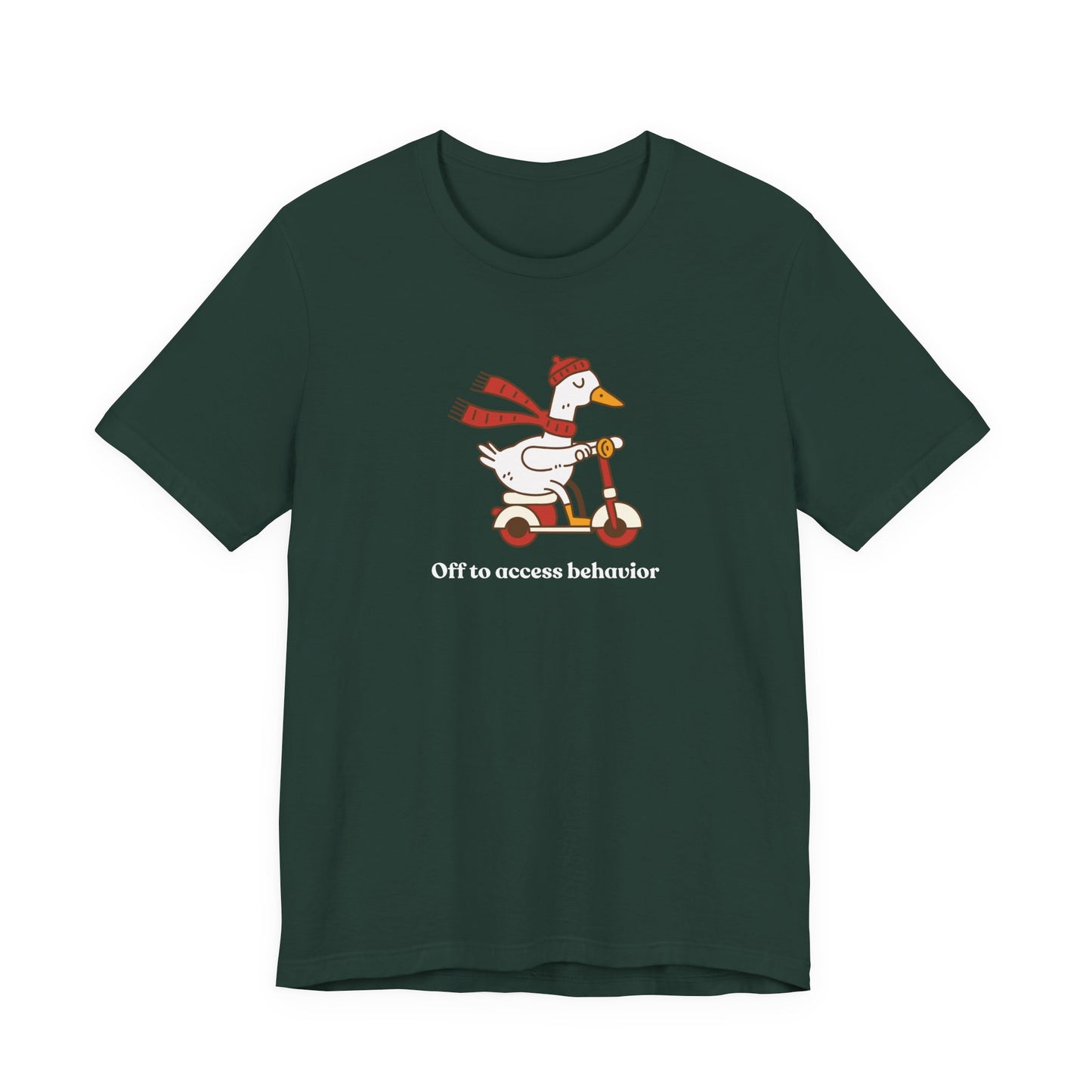 Funny Duck T-Shirt, 'Off to Awesome Behavior' Tee