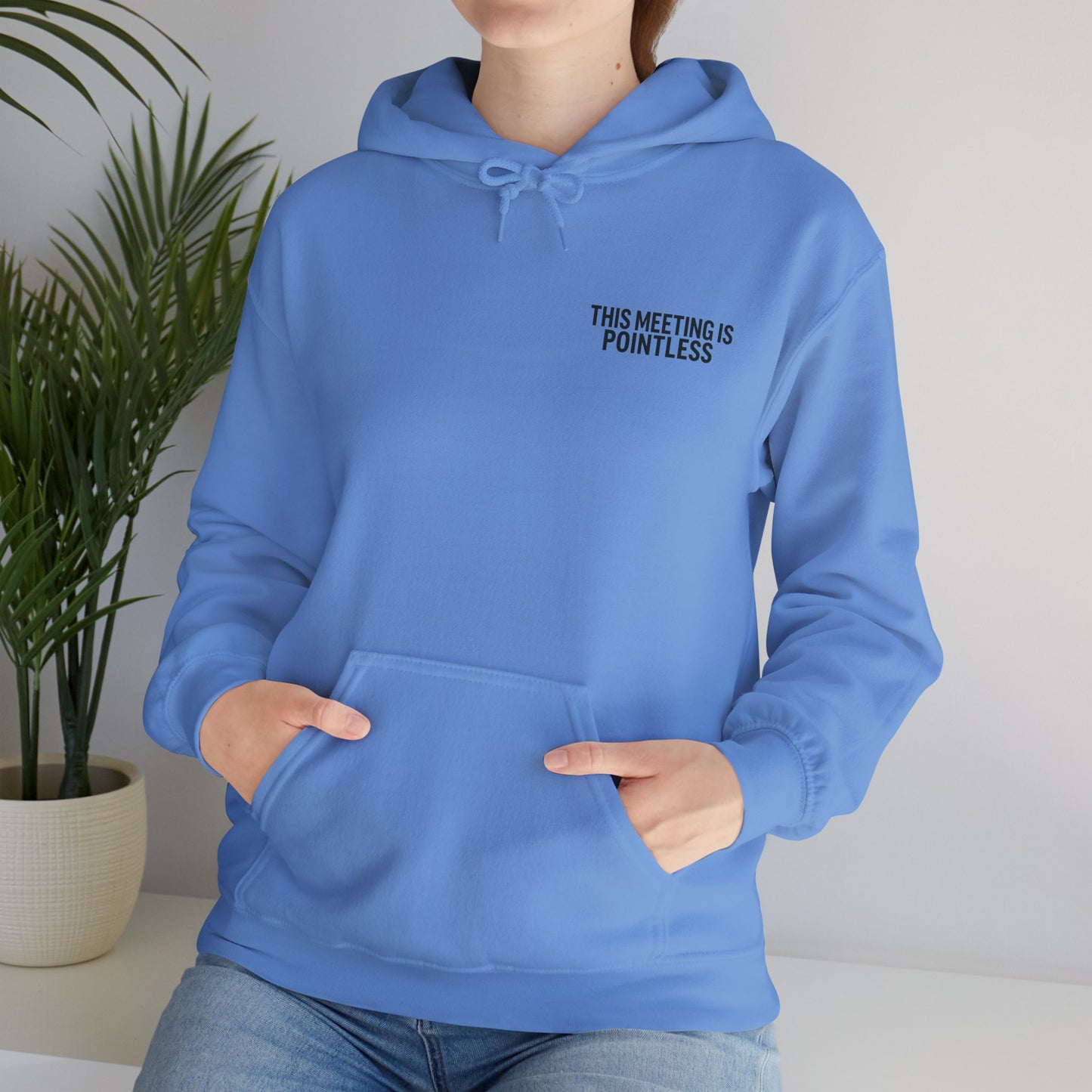 This Meeting is Pointless Hoodie, Office Jokes Hoodie