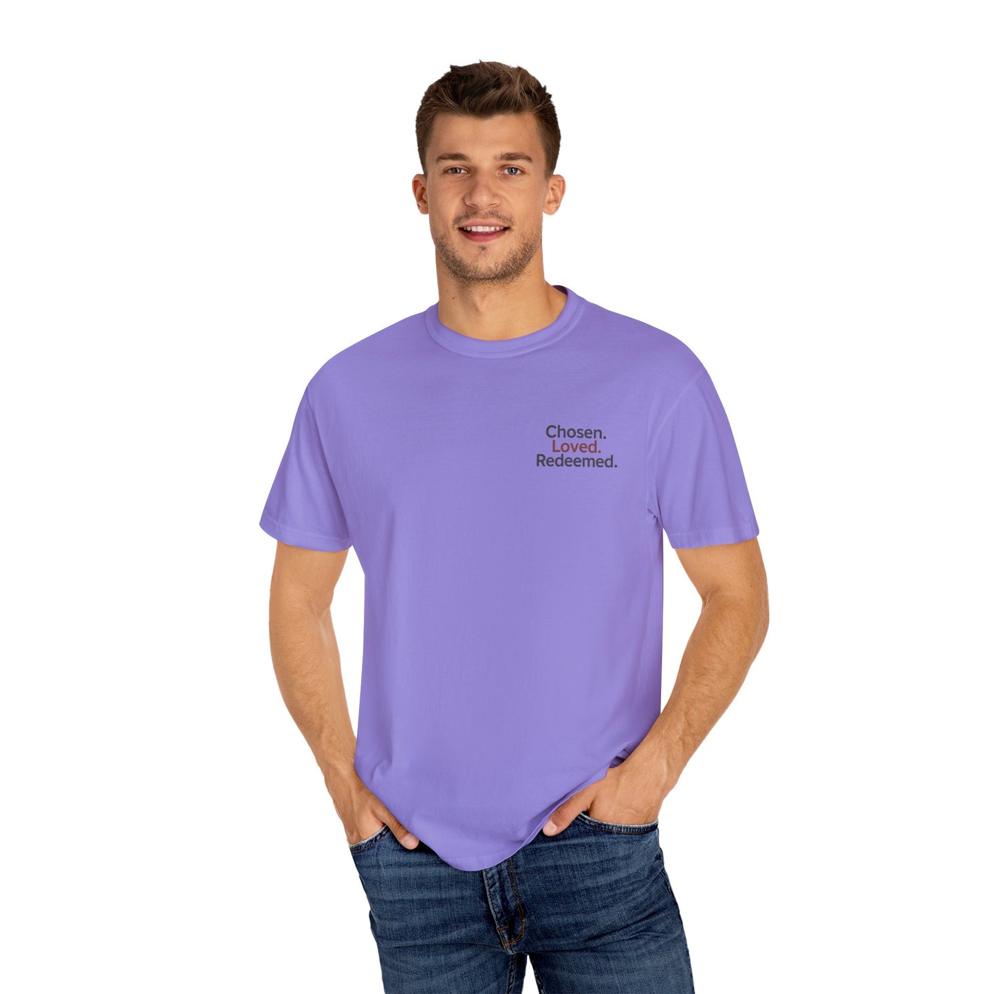 Faith-Inspired Unisex T-Shirt, Chosen Loved Redeemed Shirt