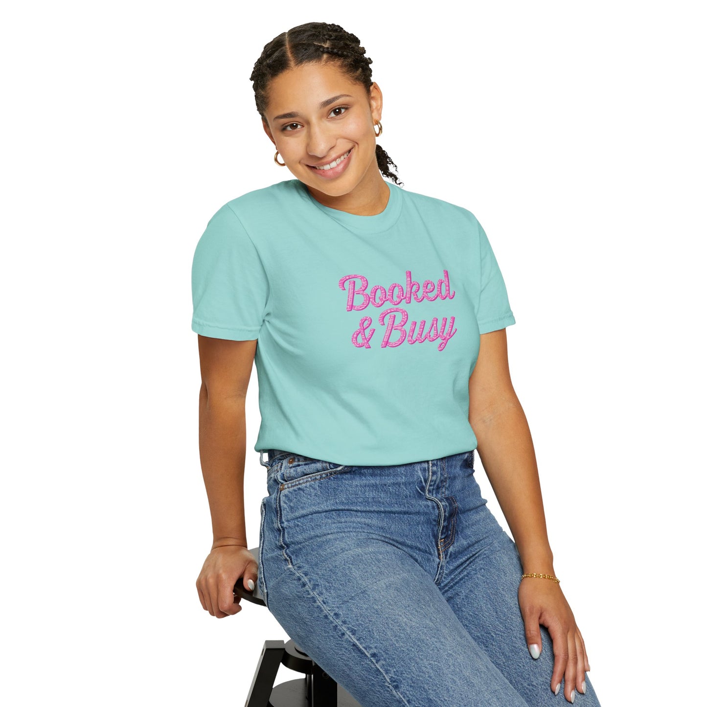 Booked & Busy Garment-Dyed T-Shirt, Entrepreneur Tee