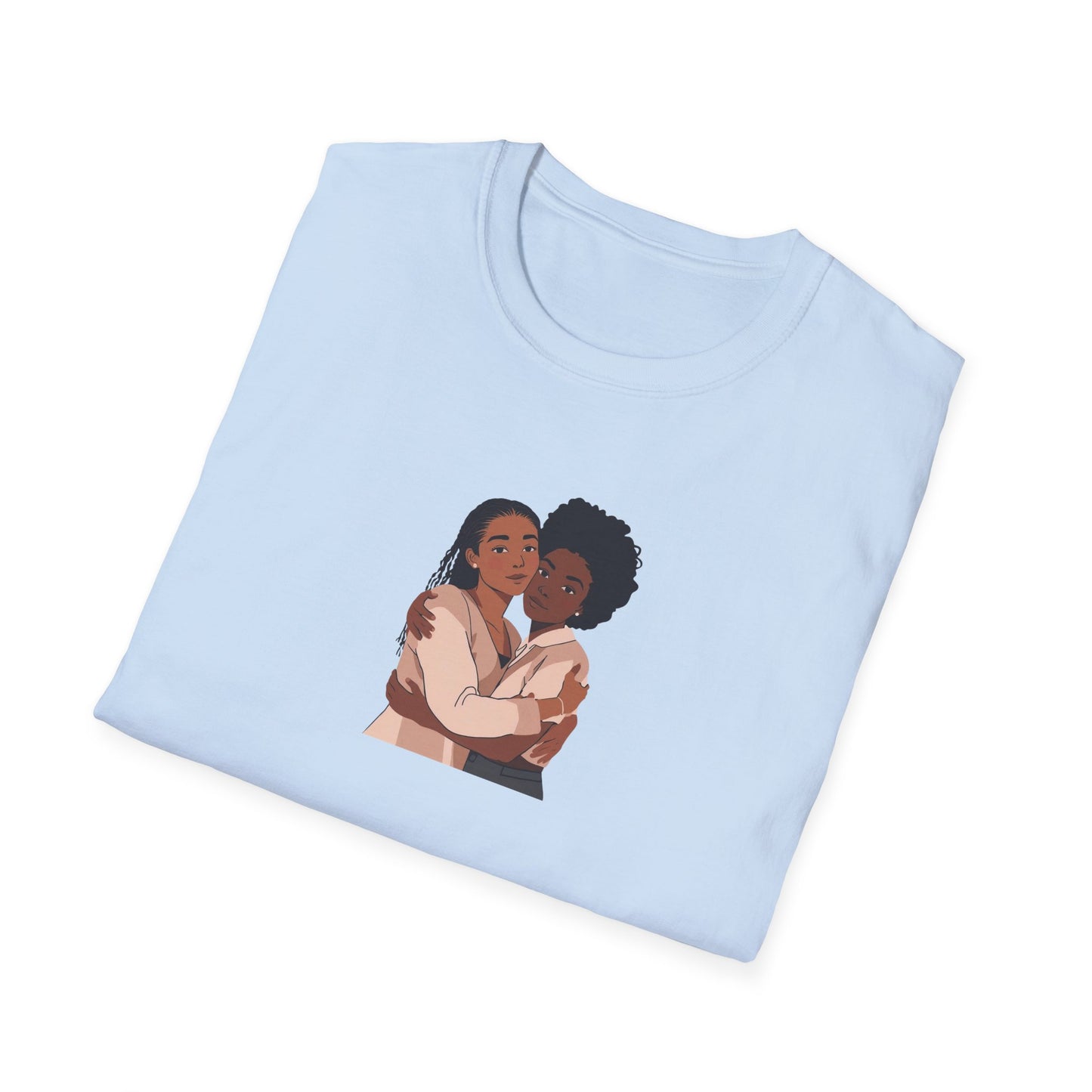 Embrace Love Friendship Tees, Black Sisterhood T-shirt