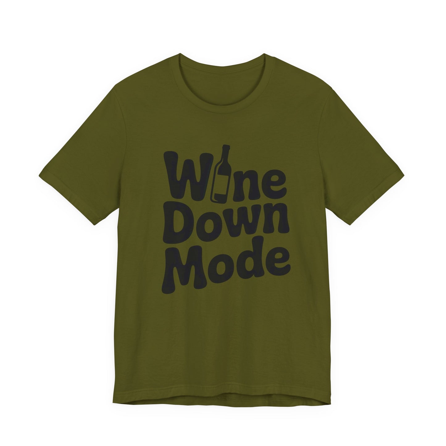 Wine Down Mode Unisex Tee for Wine Lovers