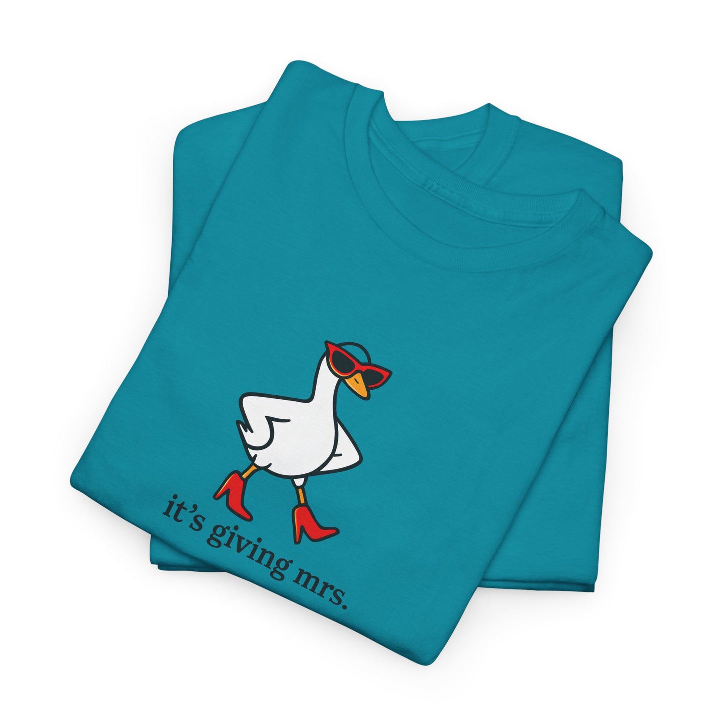 "It's Giving Mrs." Cotton T-Shirt