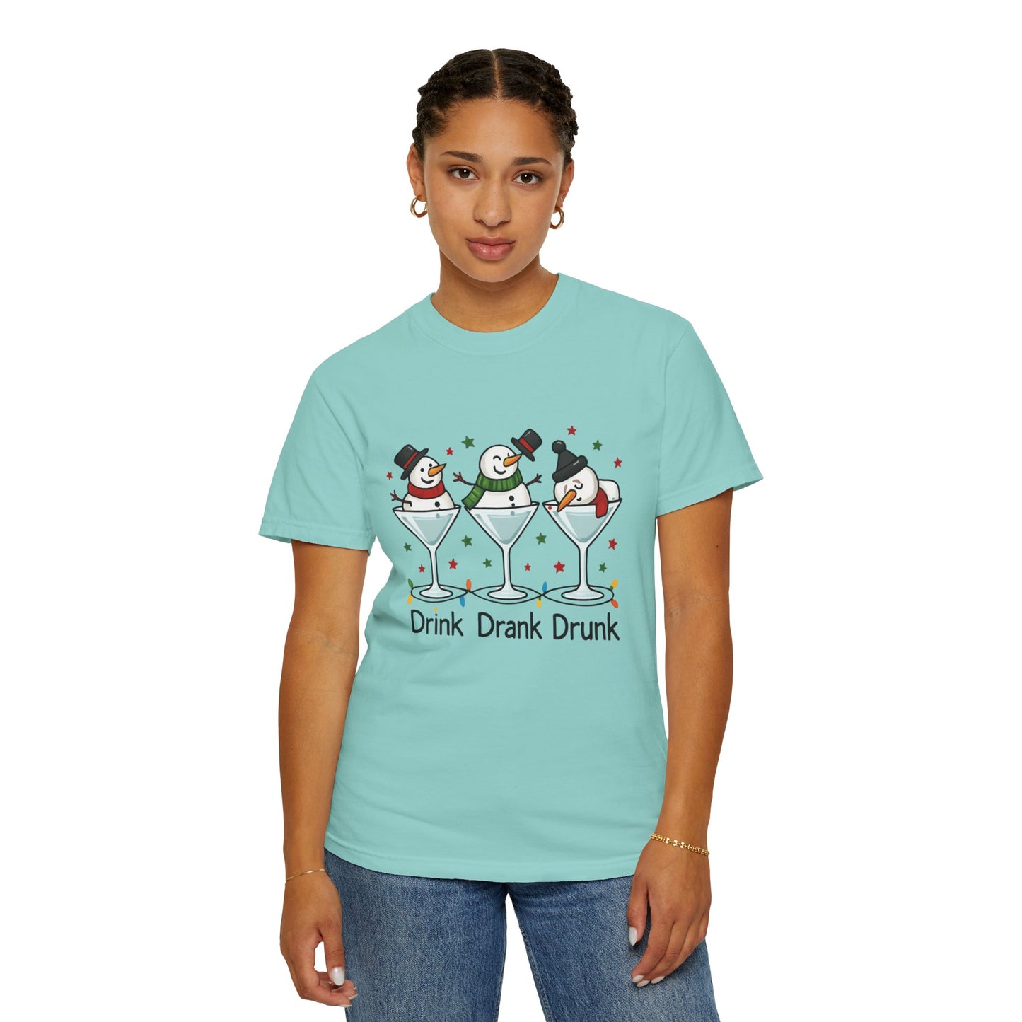 Drink Drank Drunk Holiday T-Shirt
