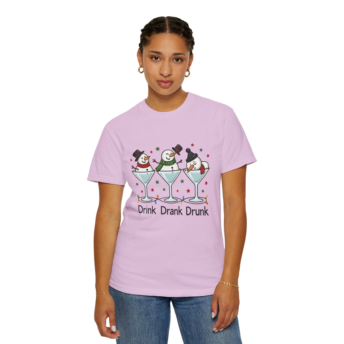 Drink Drank Drunk Holiday T-Shirt