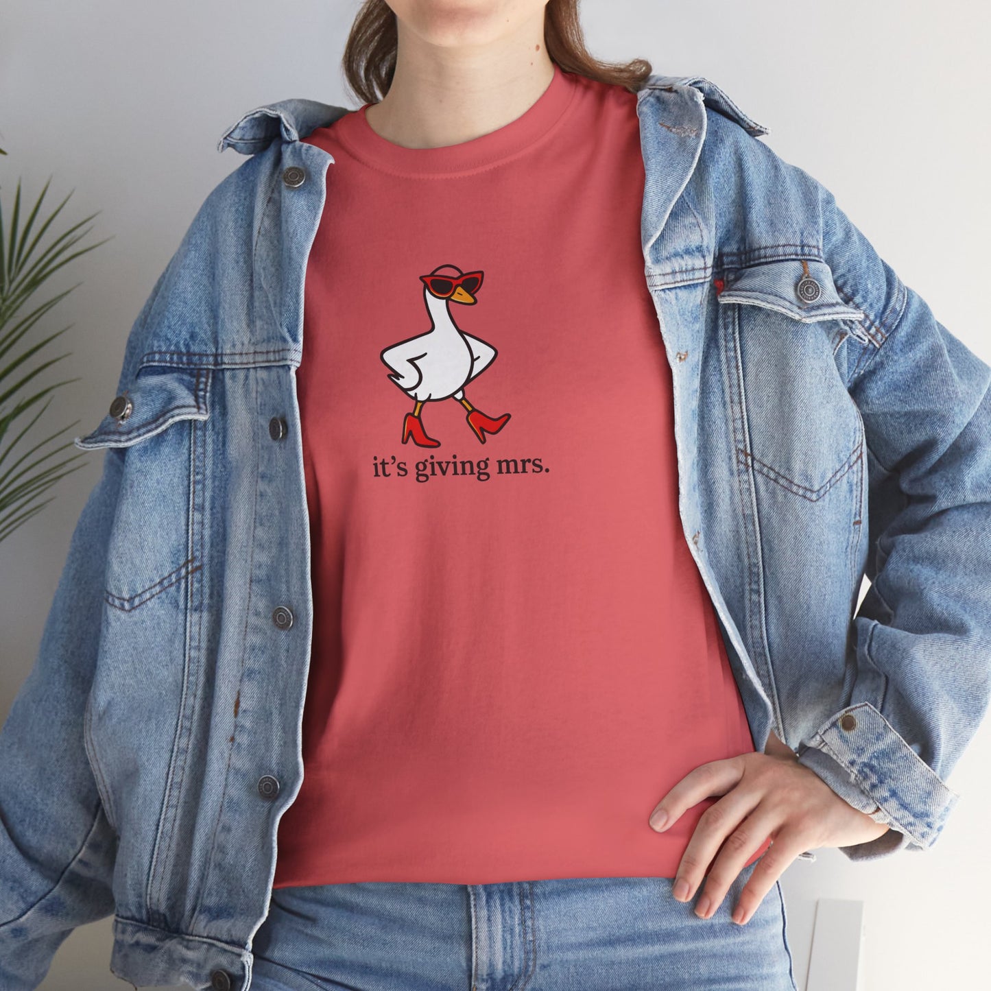 "It's Giving Mrs." Cotton T-Shirt