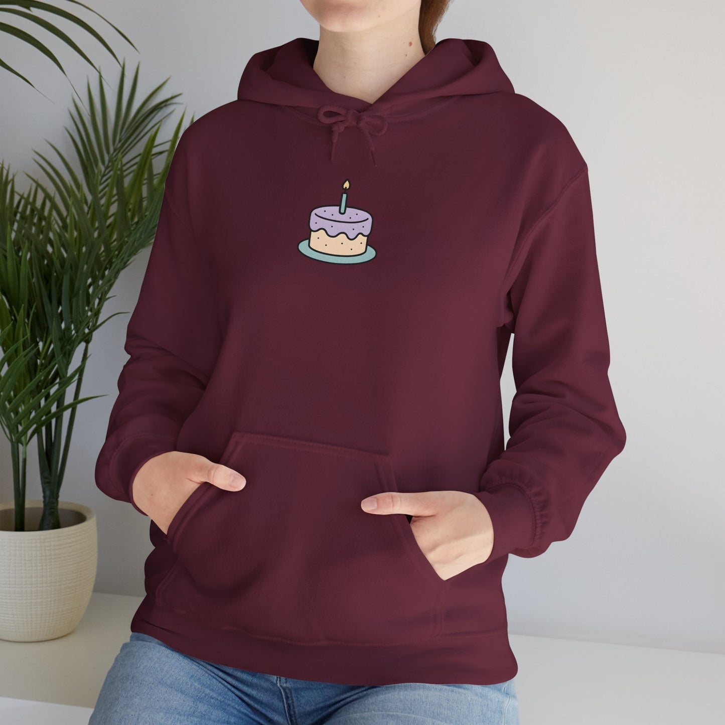 Birthday Cake Hoodie, Cute Gift for Cake Lovers