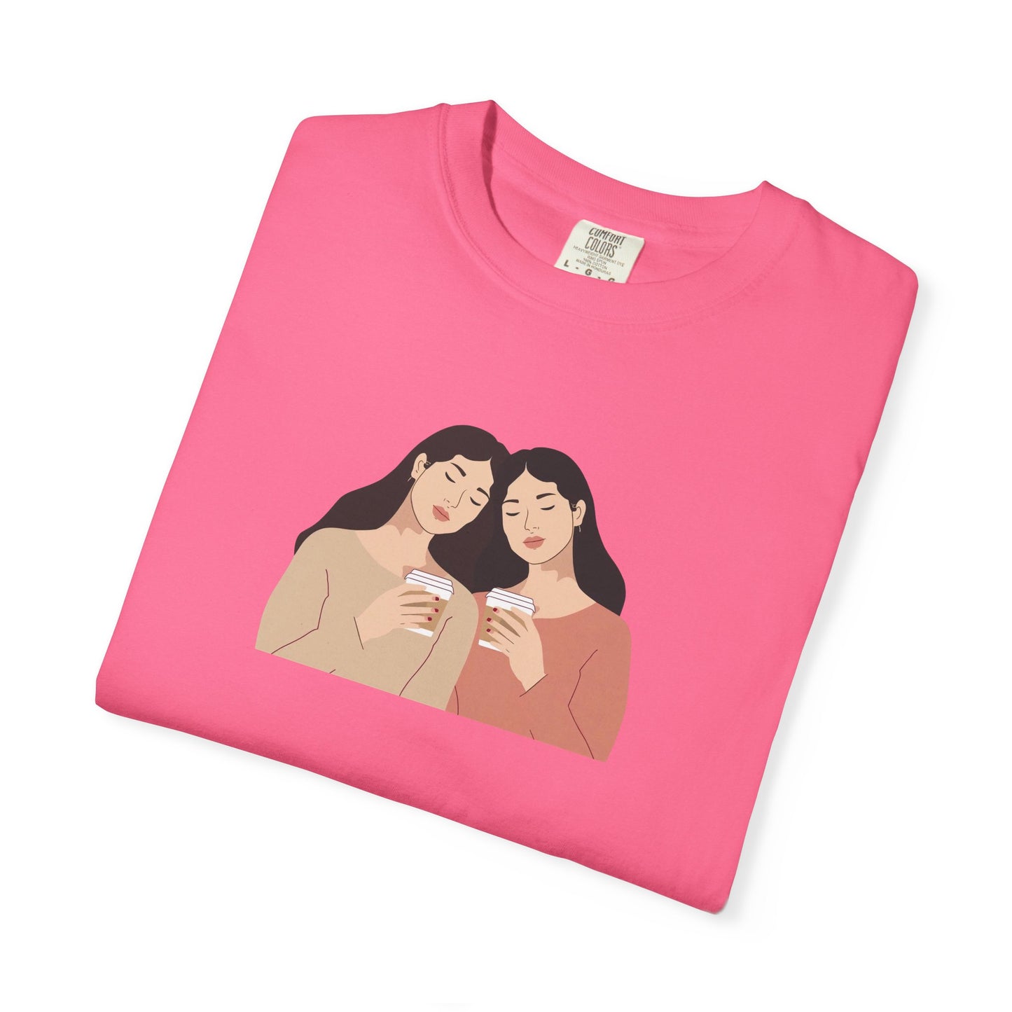 Sisterhood Graphic Tee, Cute Friendship Gift