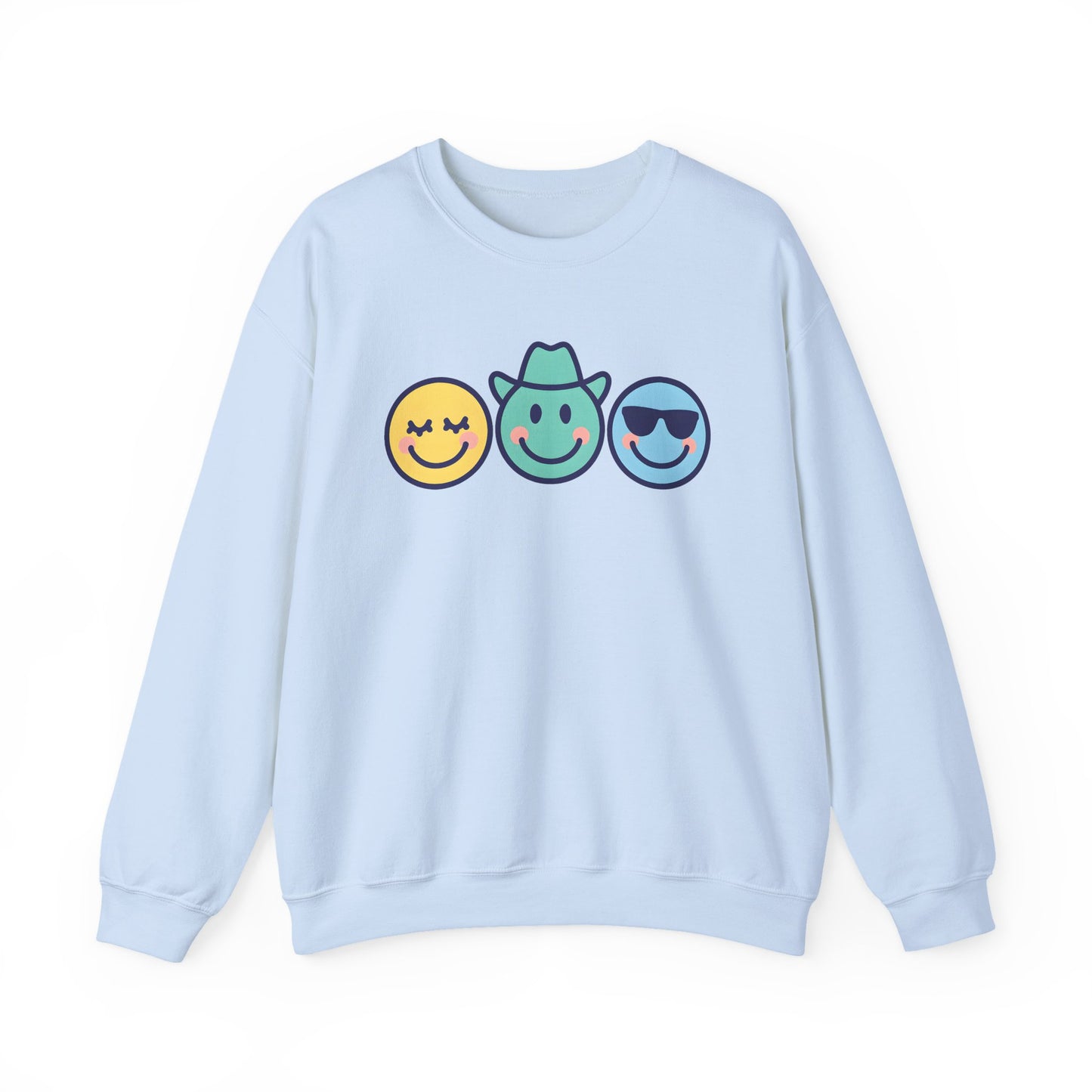 Cheerful Smiley Face Sweatshirt