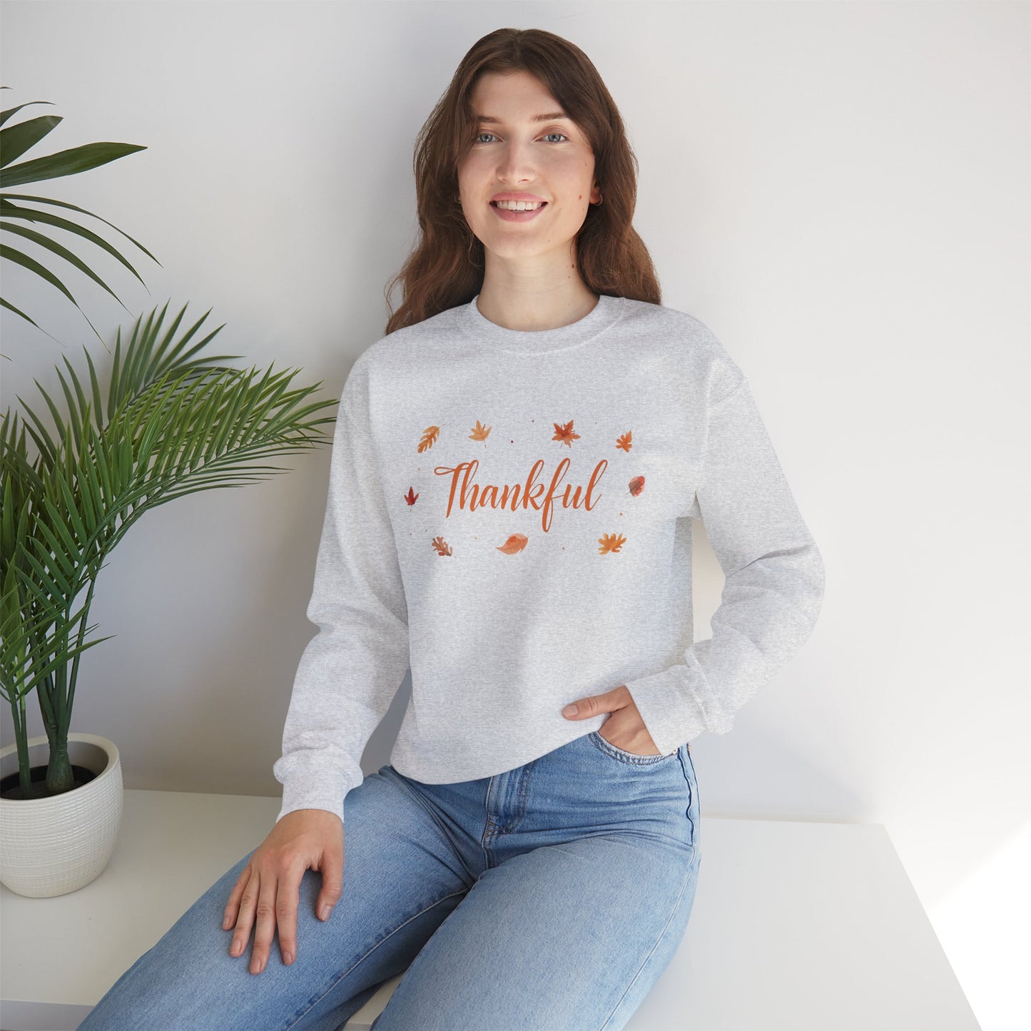 Thankful Crewneck Sweatshirt | Fall Apparel