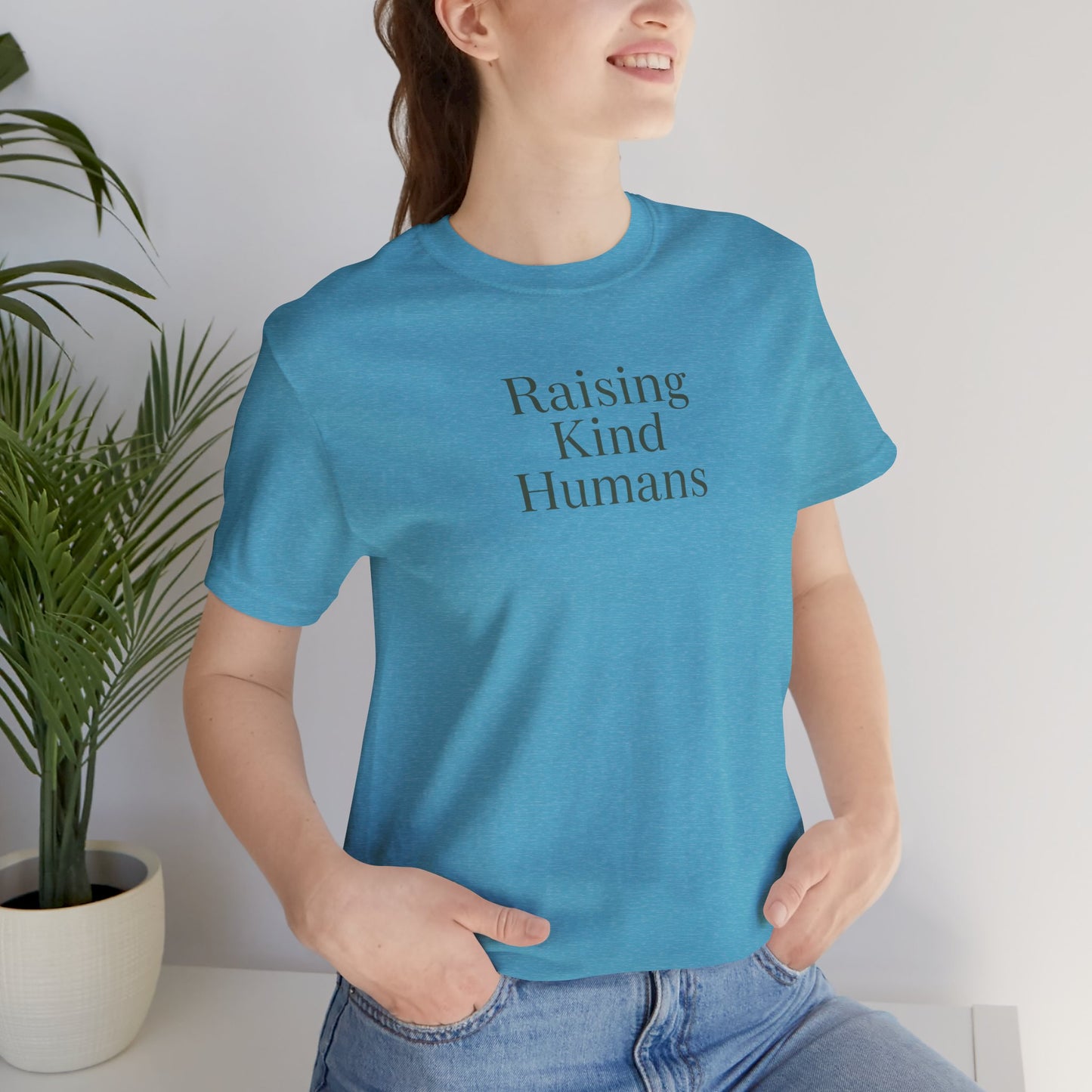 Raising Kind Humans Tee, Gift for Parents, Mom T-shirt