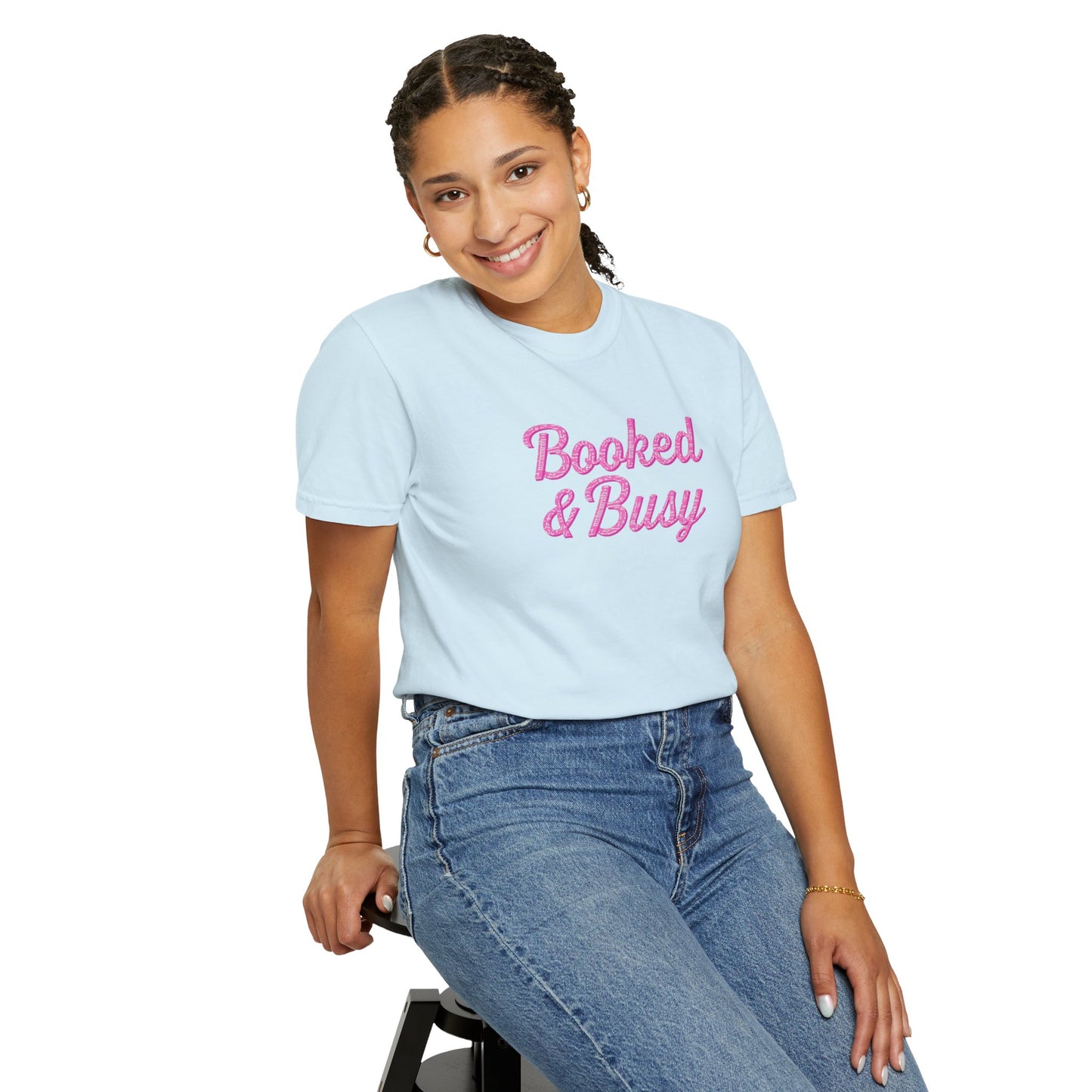 Booked & Busy Garment-Dyed T-Shirt, Entrepreneur Tee