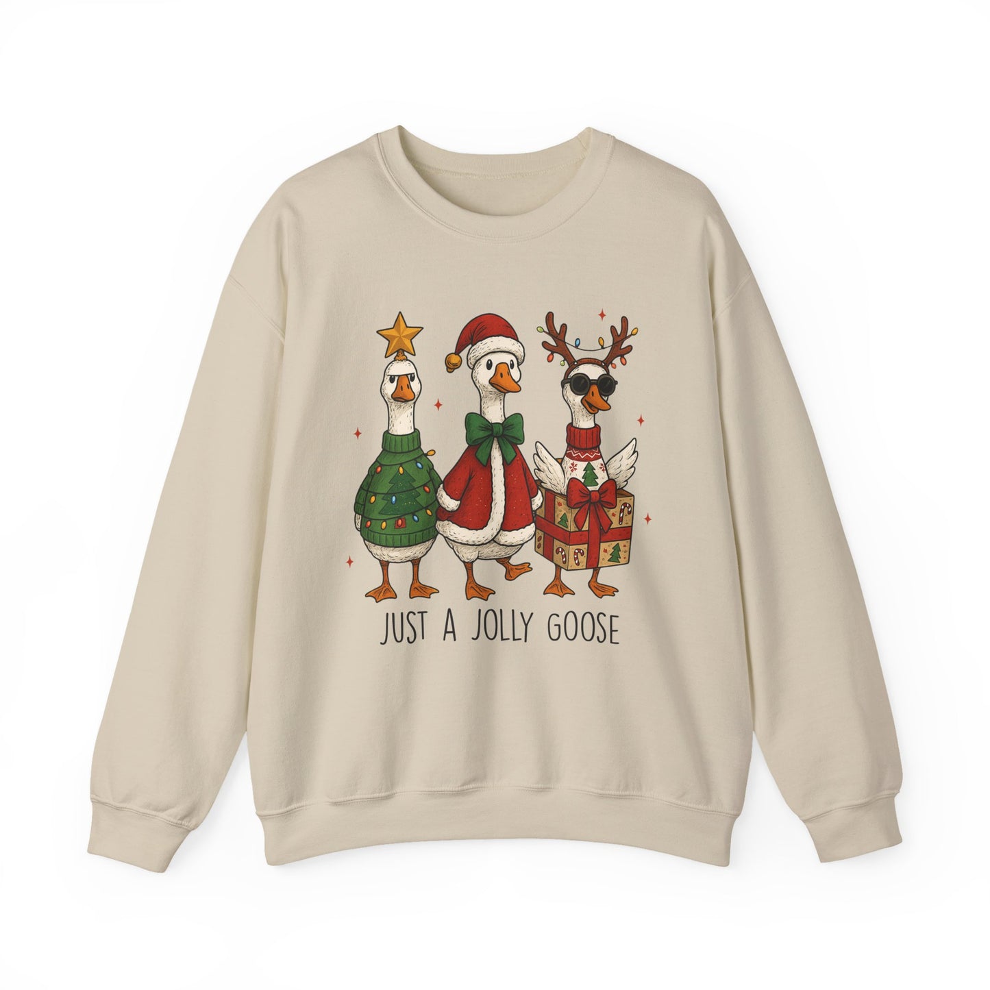 Christmas Goose Sweatshirt, Funny Holiday Sweatshirt