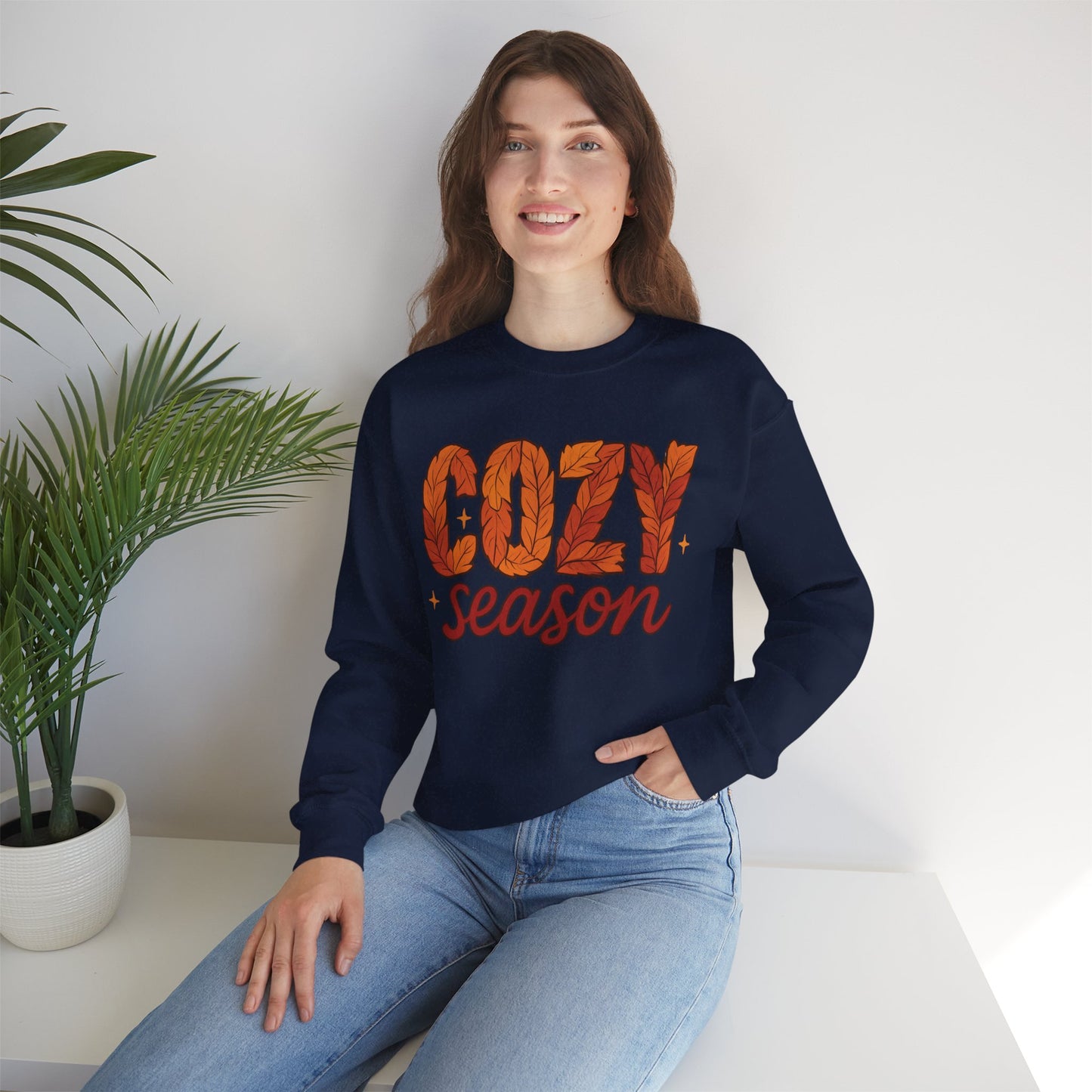 Cozy Fall Season Sweatshirt - Autumn Crewneck
