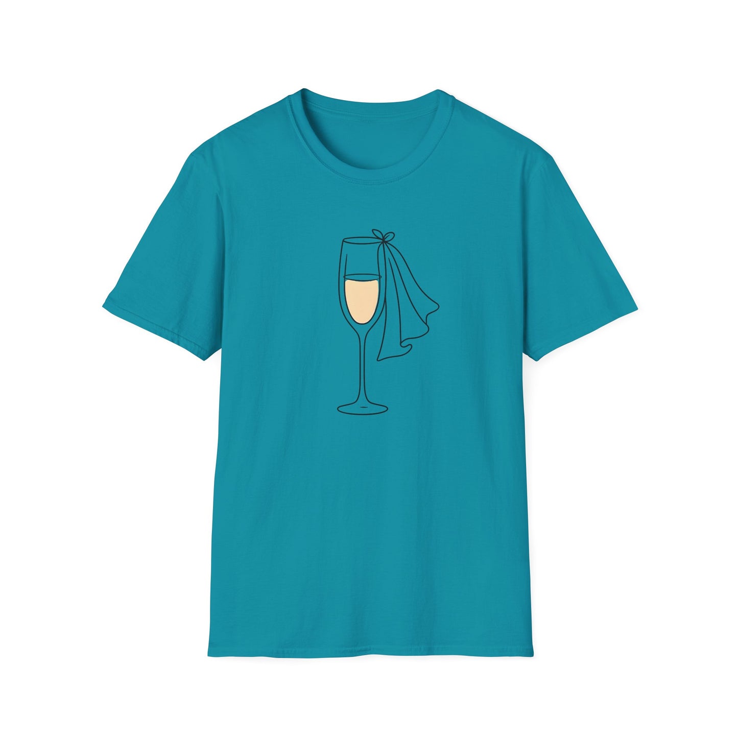 Bachelorette, Champagne Celebrate T-Shirt | Unisex Party Tee