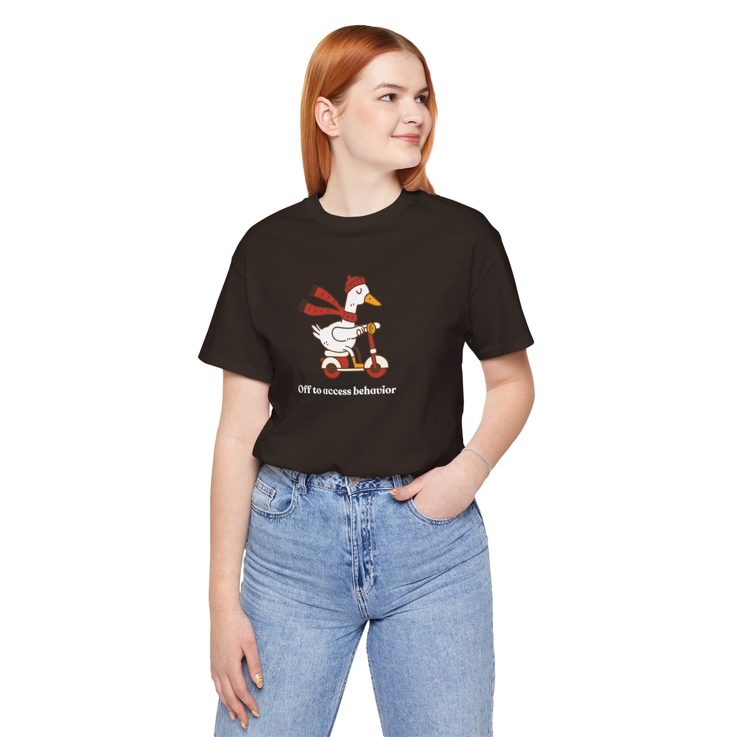 Funny Duck T-Shirt, 'Off to Awesome Behavior' Tee