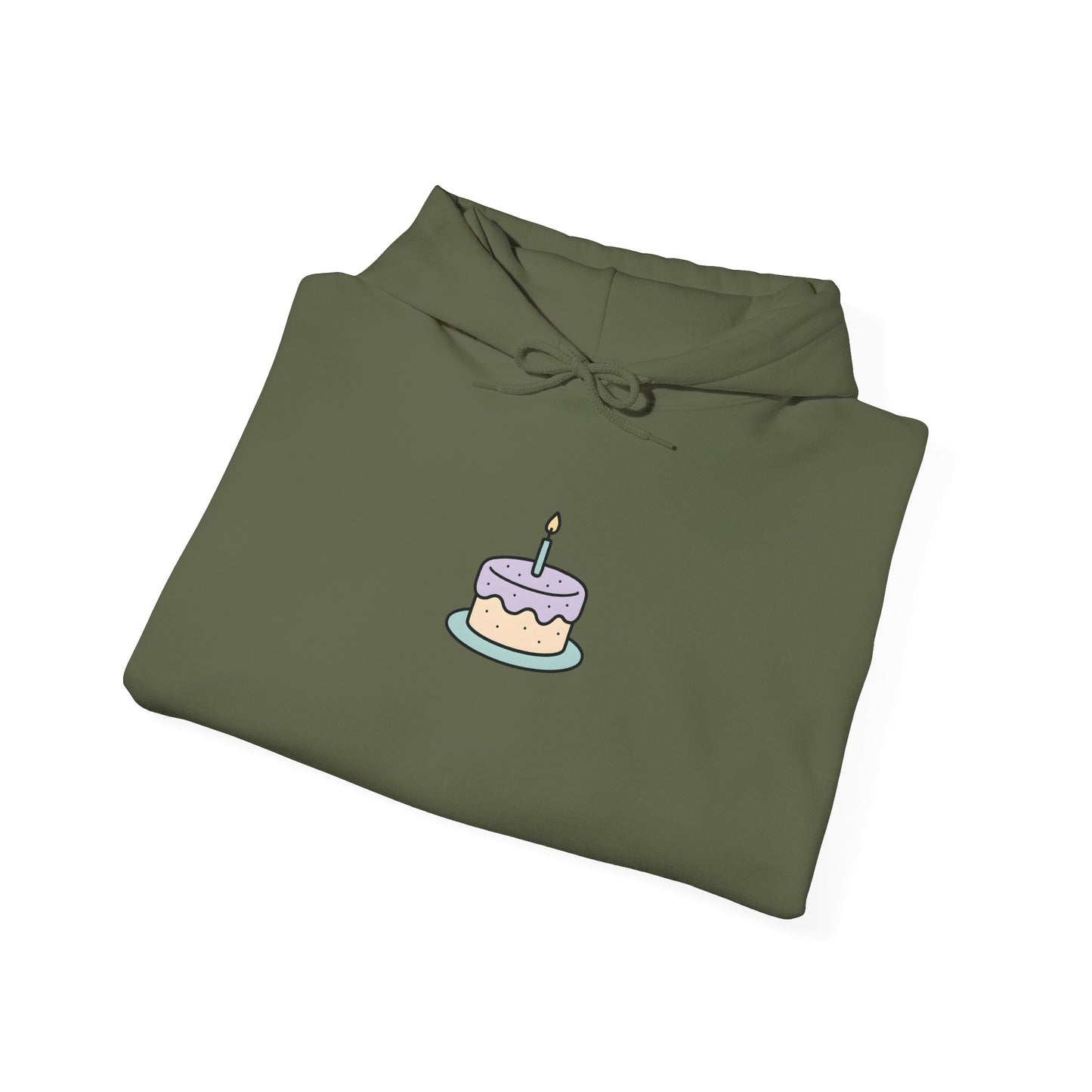 Birthday Cake Hoodie, Cute Gift for Cake Lovers