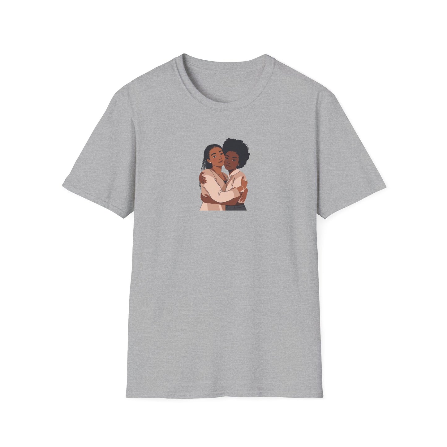 Embrace Love Friendship Tees, Black Sisterhood T-shirt