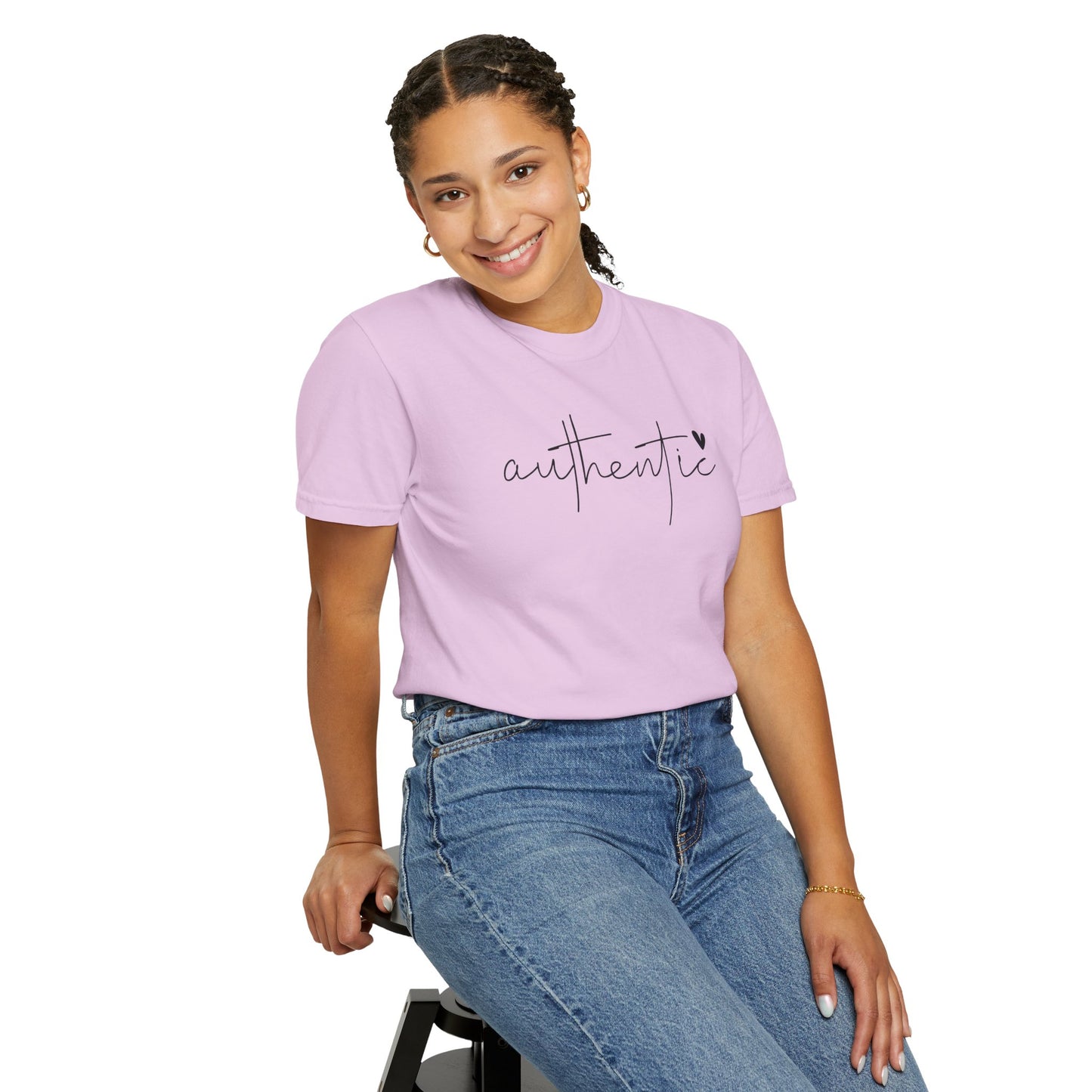 Authentic Love Unisex T-shirt - Soft Garment-Dyed Tee for Everyday Comfort