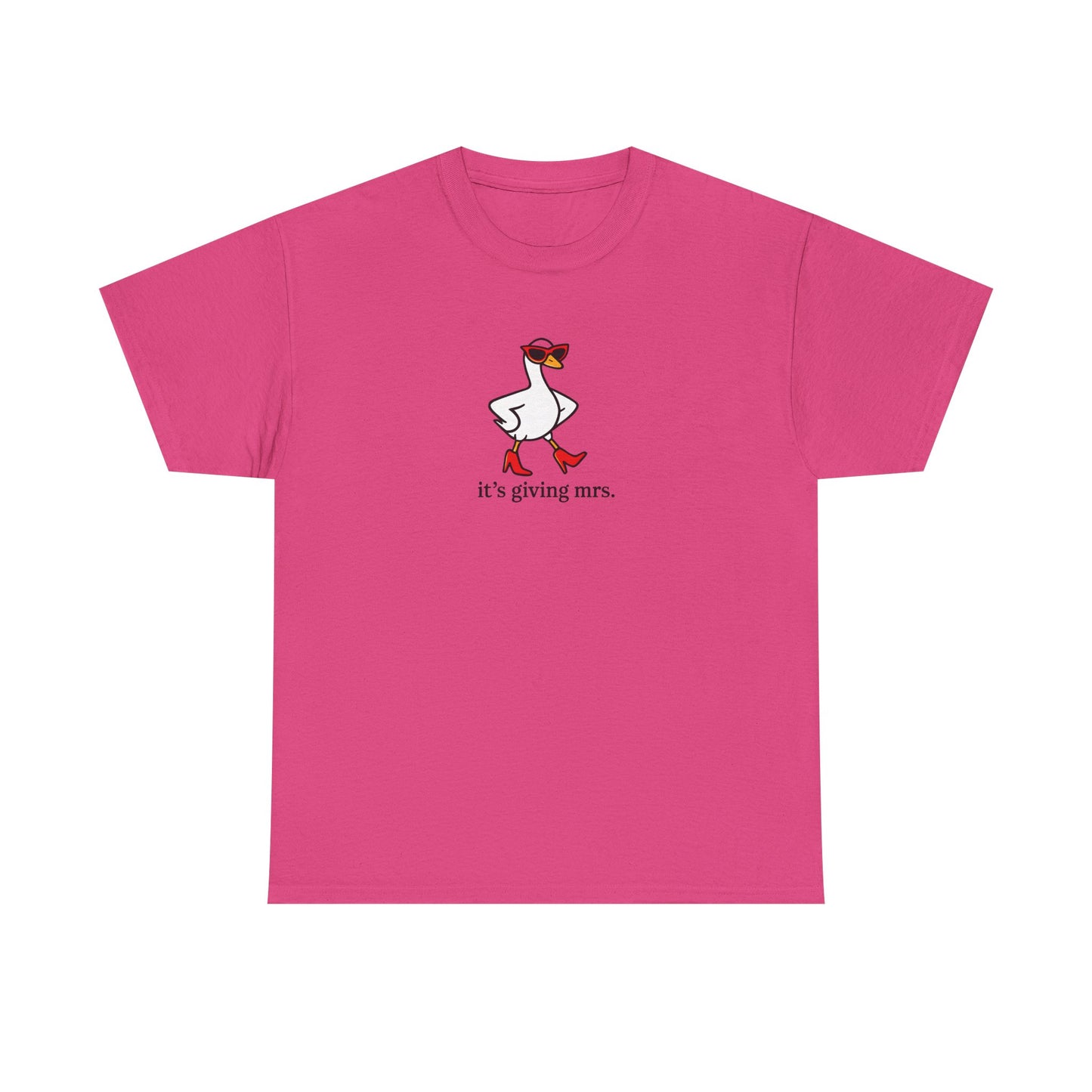 "It's Giving Mrs." Cotton T-Shirt