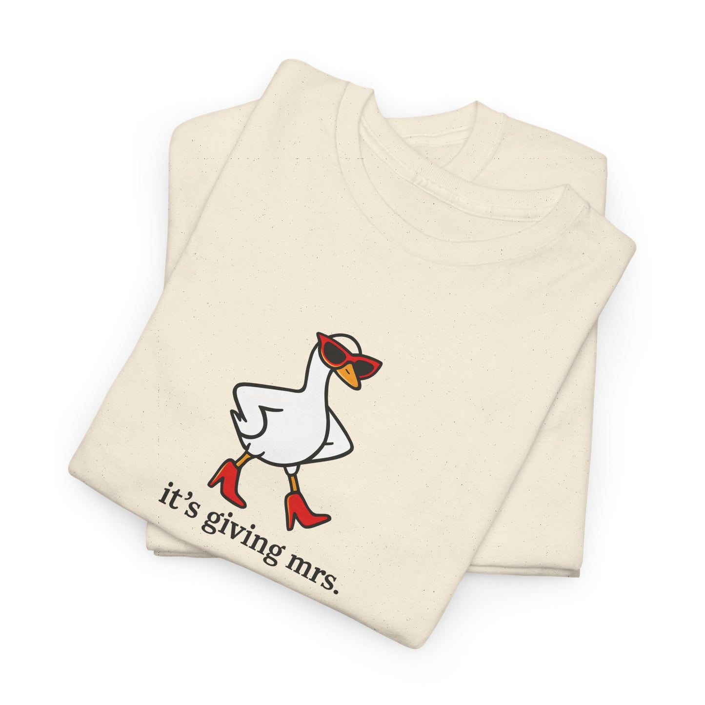 "It's Giving Mrs." Cotton T-Shirt