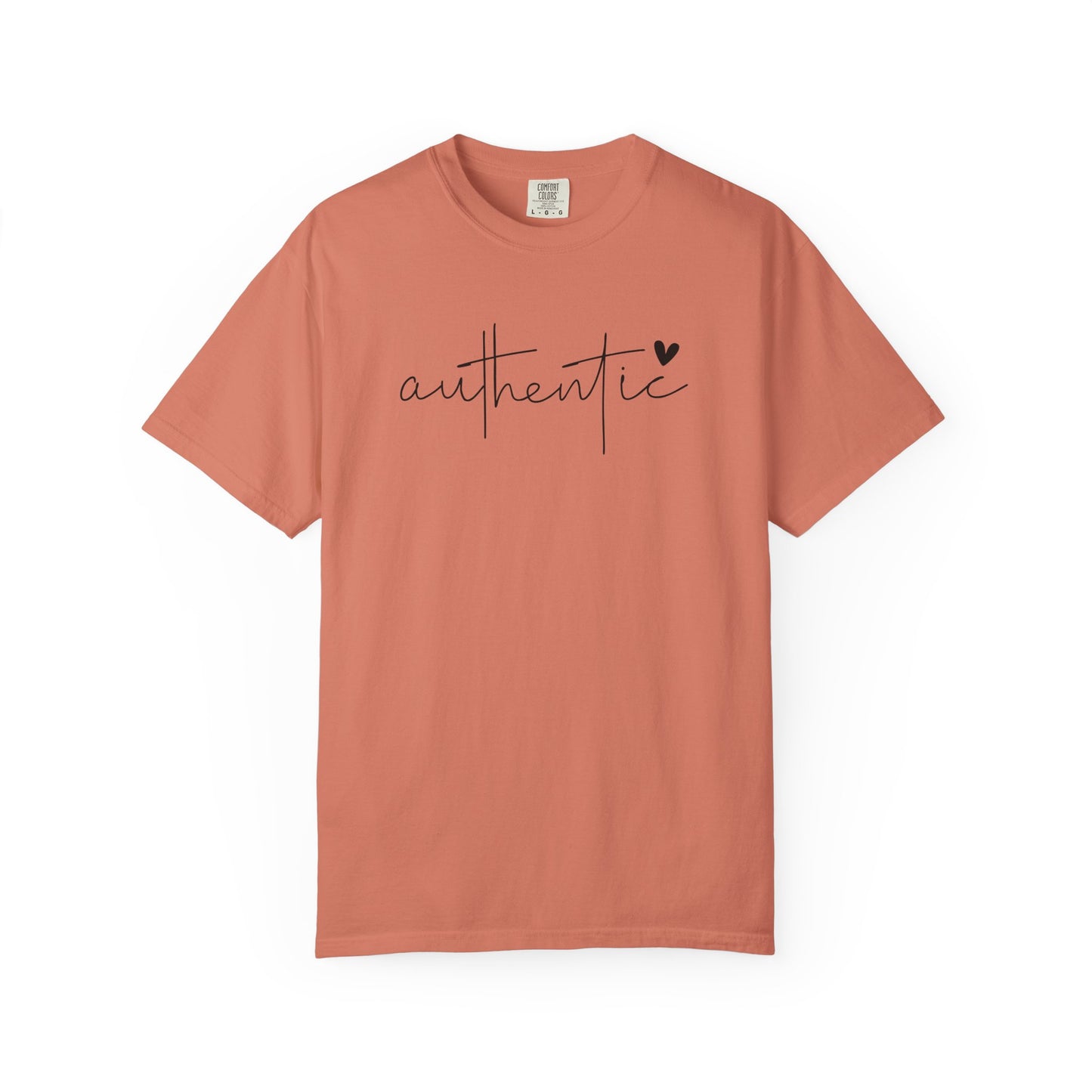 Authentic Love Unisex T-shirt - Soft Garment-Dyed Tee for Everyday Comfort