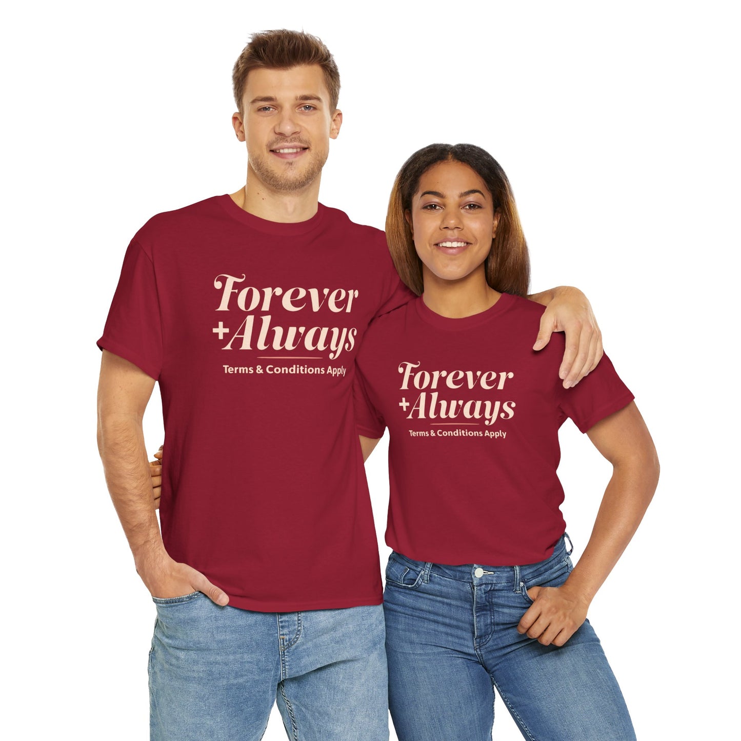 Forever & Always Couple Cotton Tee,
