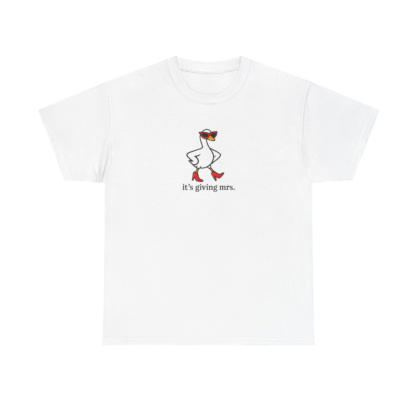 "It's Giving Mrs." Cotton T-Shirt