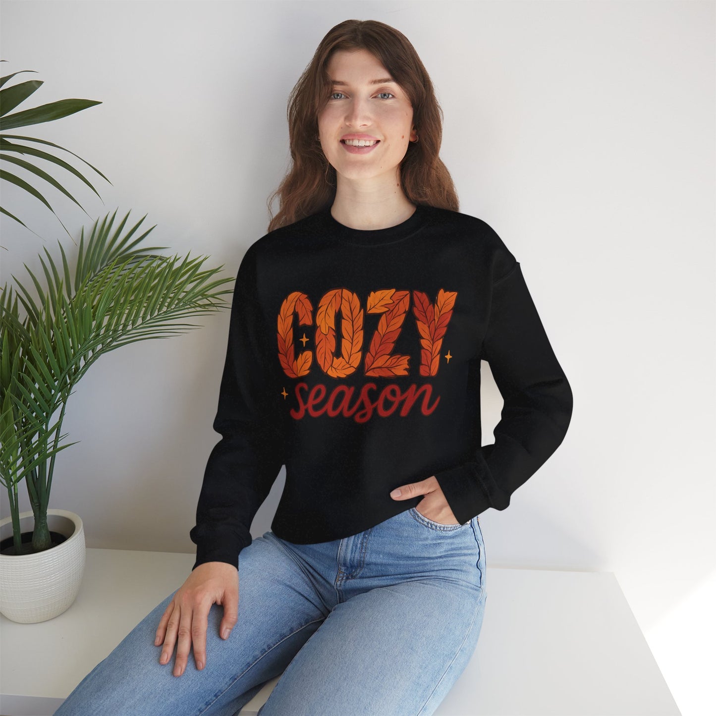 Cozy Fall Season Sweatshirt - Autumn Crewneck