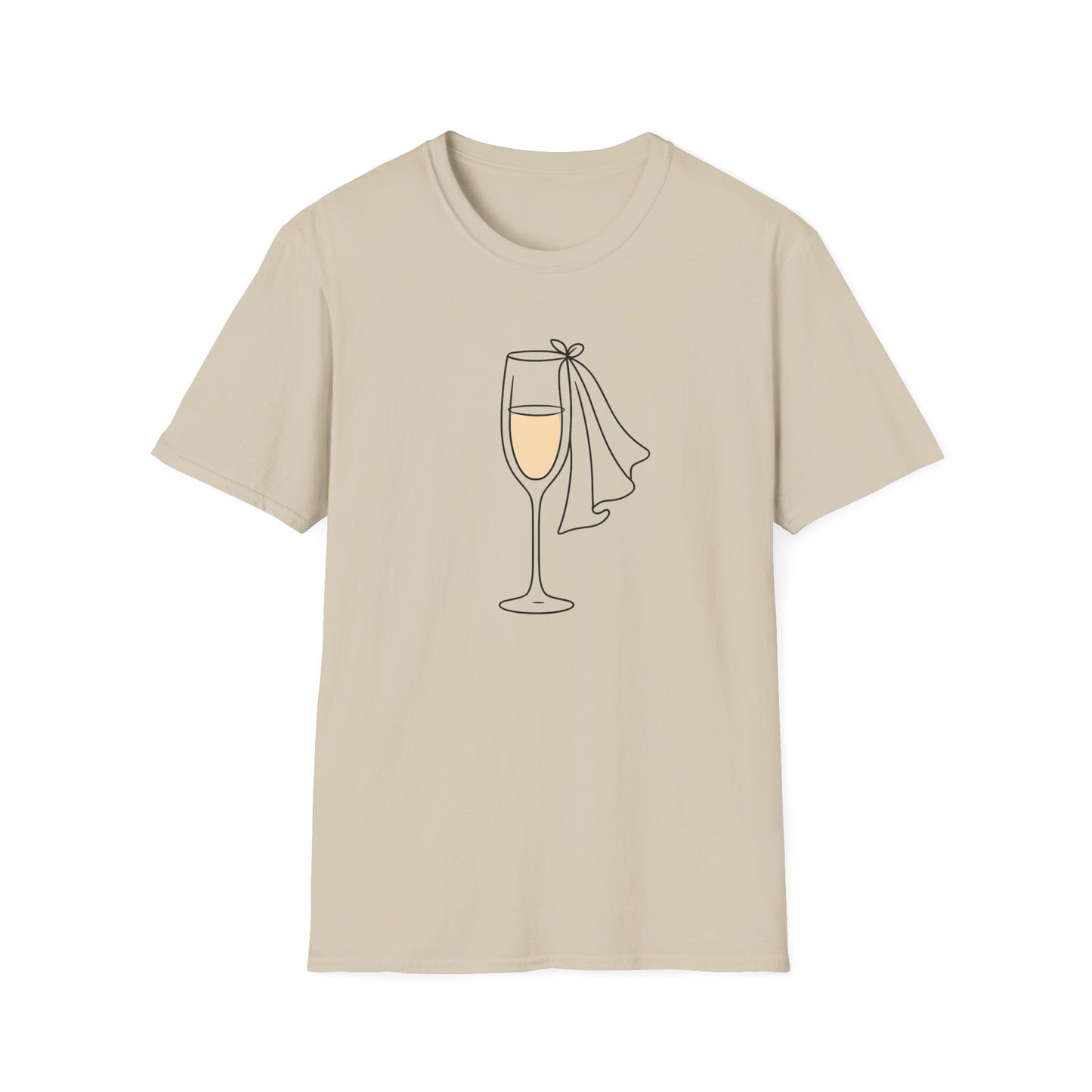 Bachelorette, Champagne Celebrate T-Shirt | Unisex Party Tee