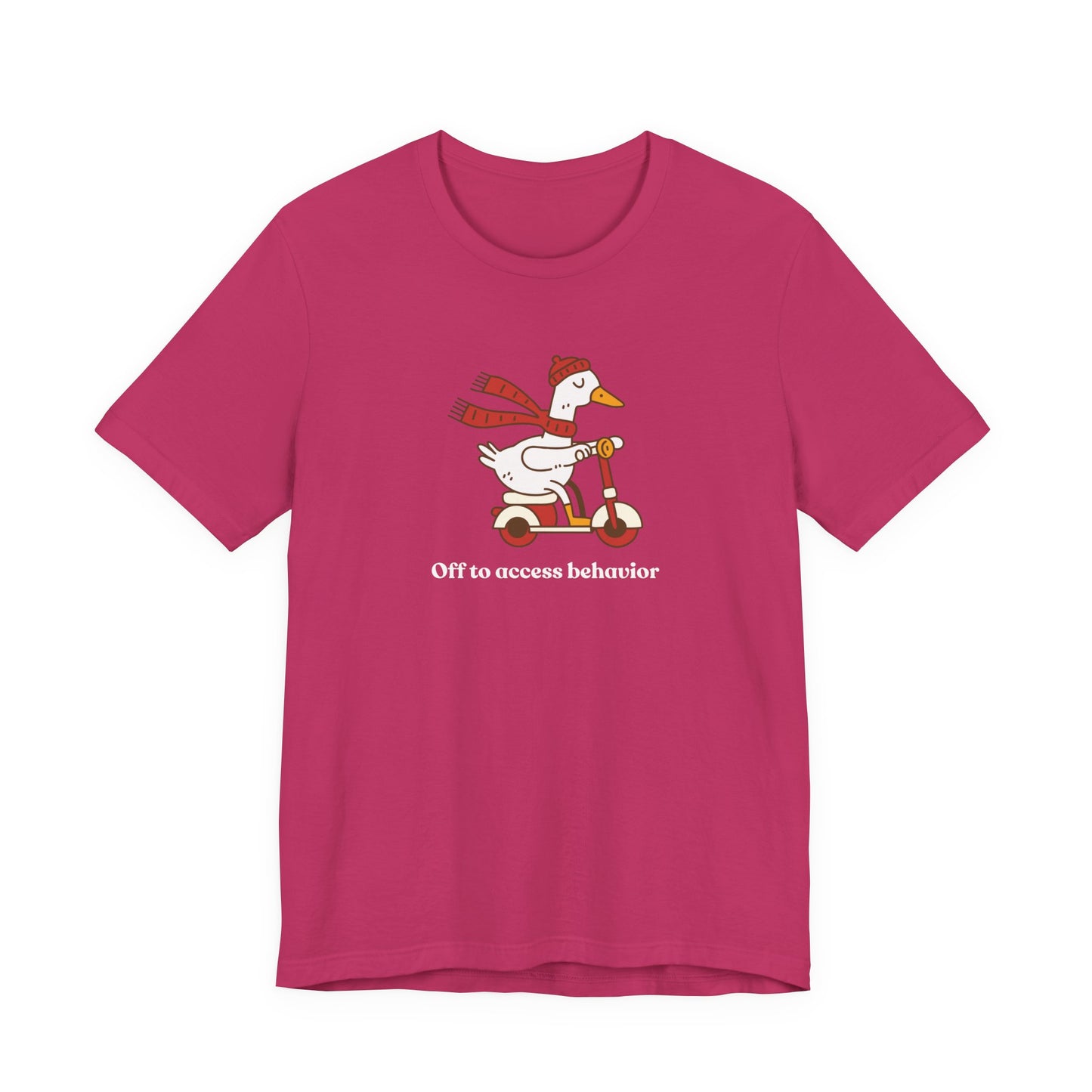 Funny Duck T-Shirt, 'Off to Awesome Behavior' Tee