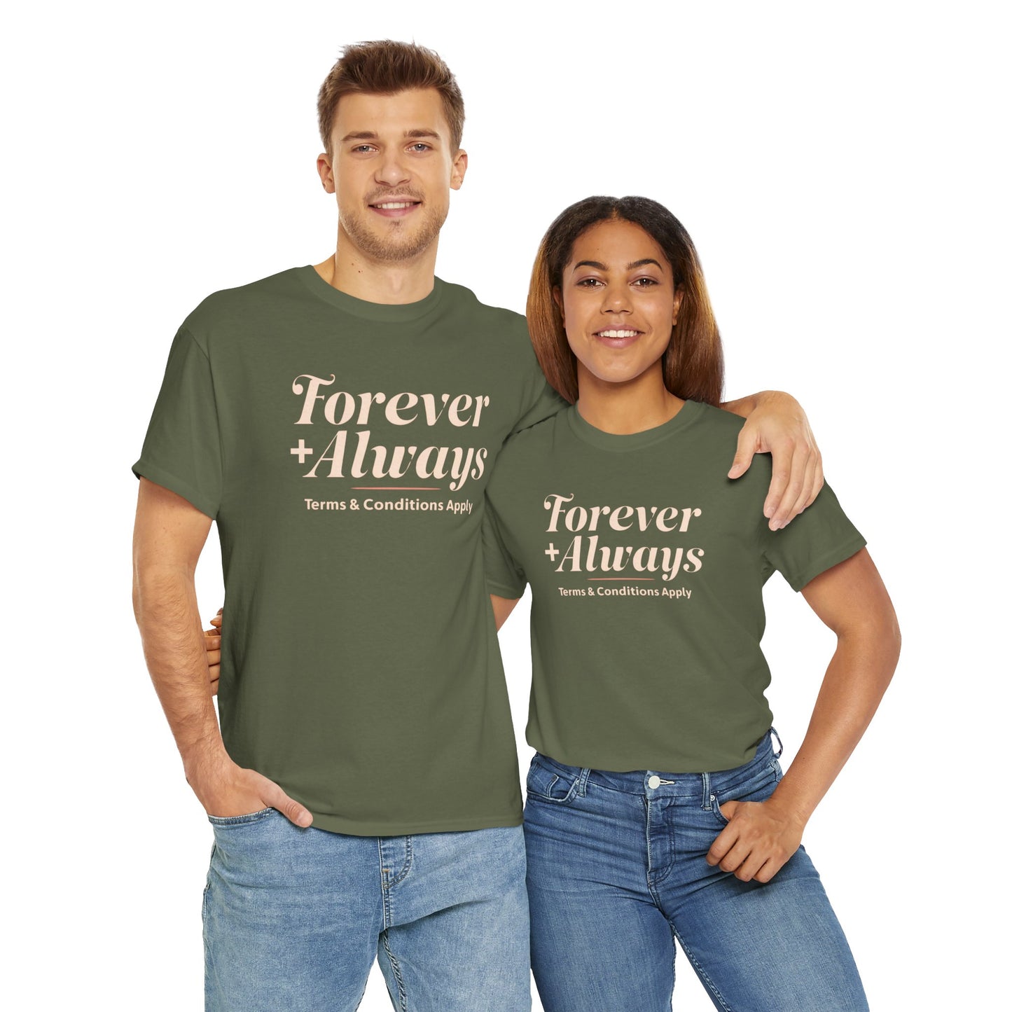 Forever & Always Couple Cotton Tee,
