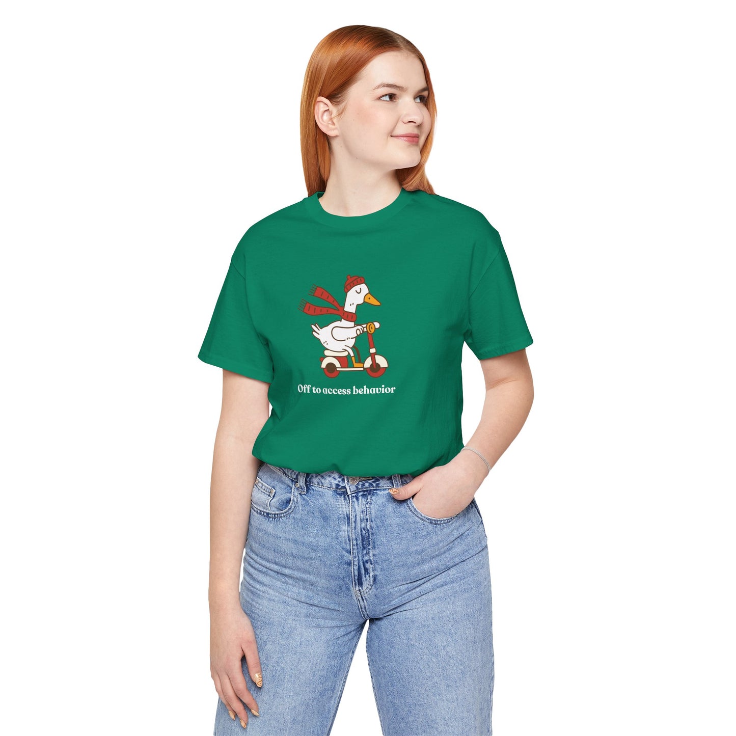 Funny Duck T-Shirt, 'Off to Awesome Behavior' Tee