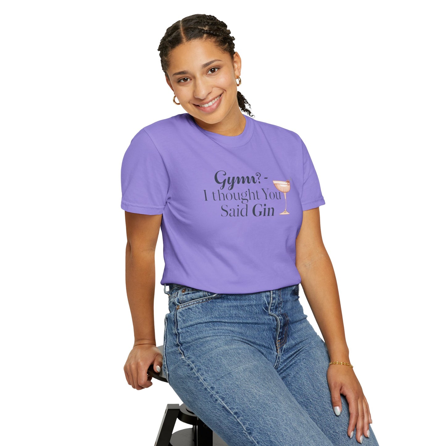 Funny Unisex T-shirt - Gym? I Thought You Said Gin